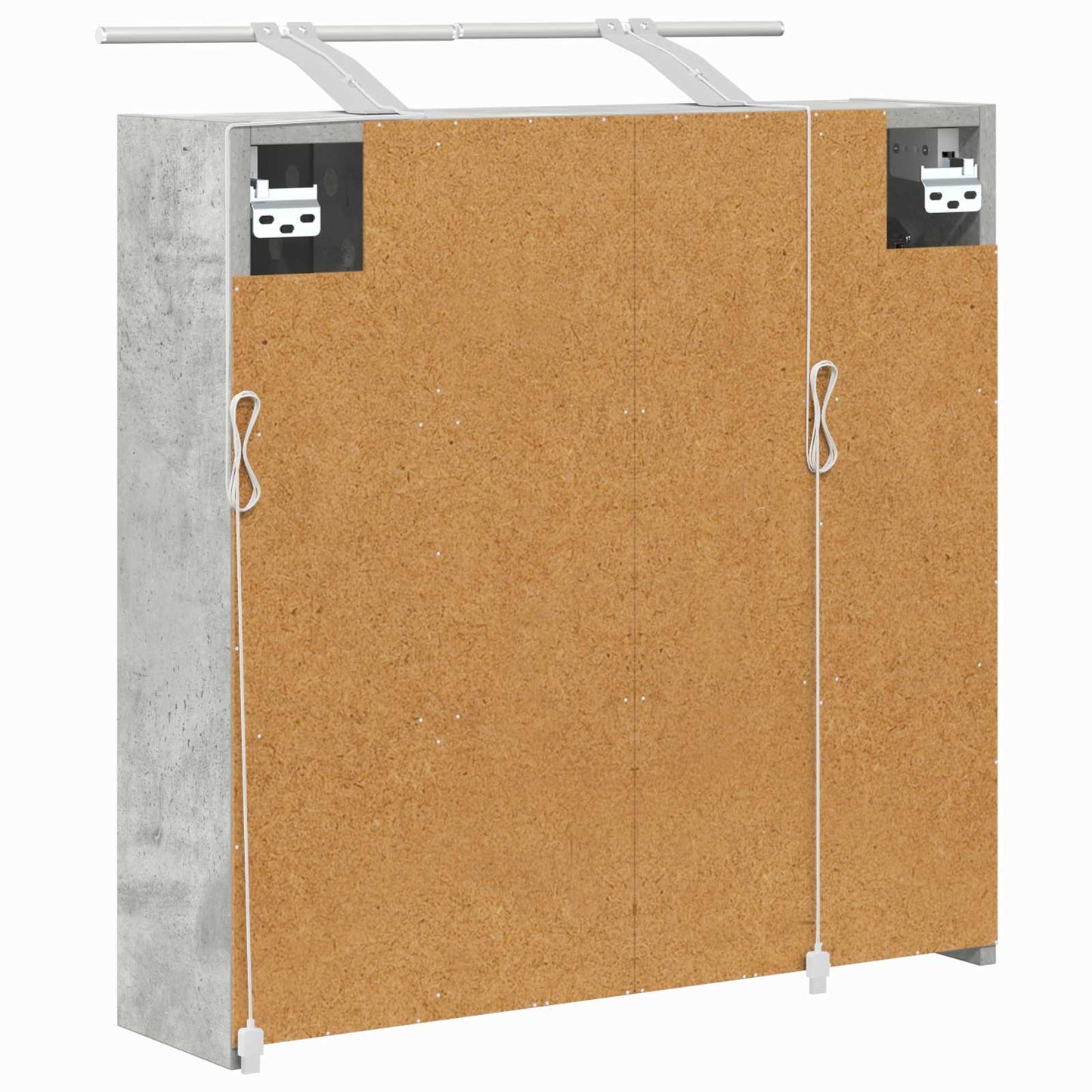 Badkamer spiegelkast Beton Grijs 63,5 x 16 x 62,5 cm is nu te koop bij PeponiXL, paradijselijk wonen!