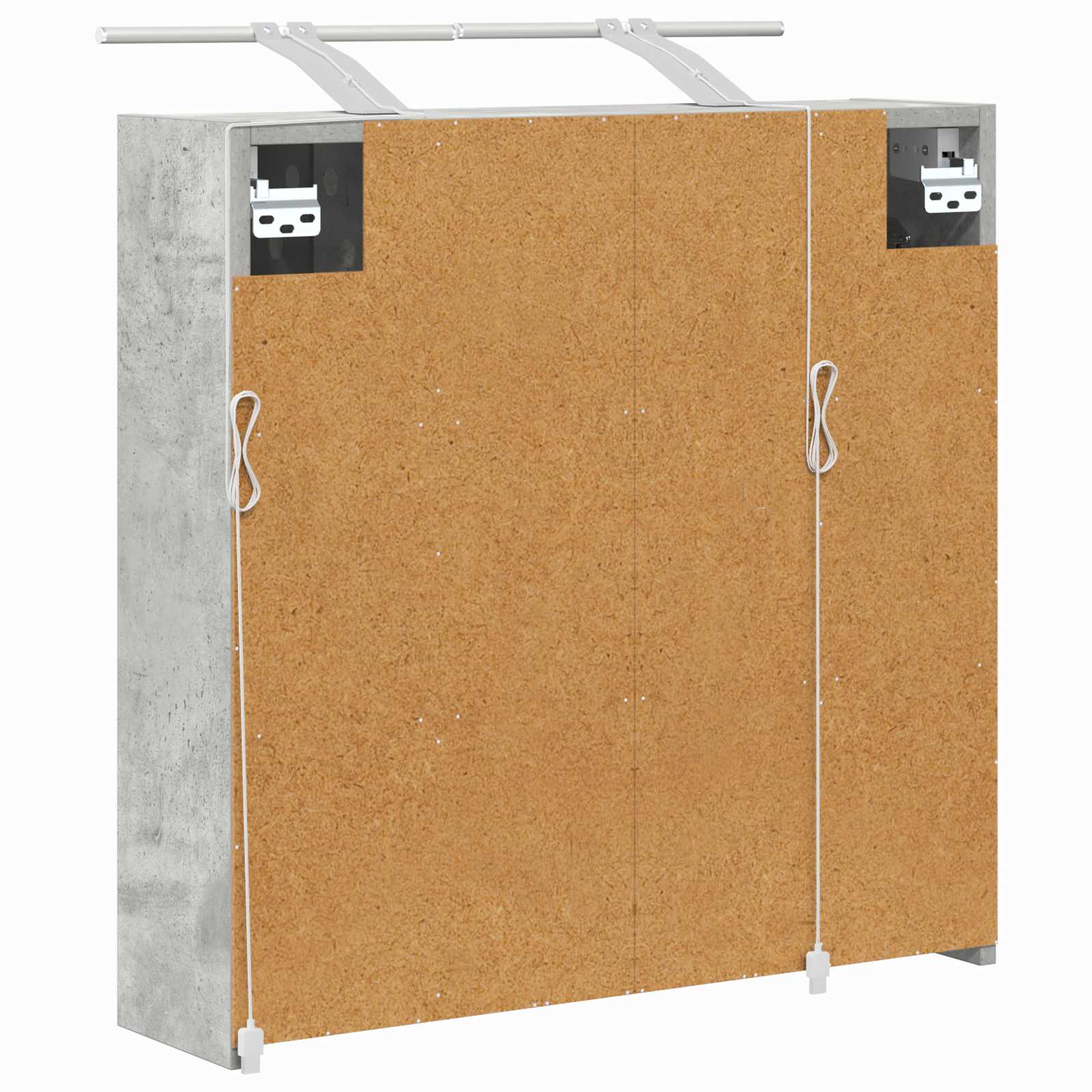 Badkamer spiegelkast Beton Grijs 63,5 x 16 x 62,5 cm is nu te koop bij PeponiXL, paradijselijk wonen!