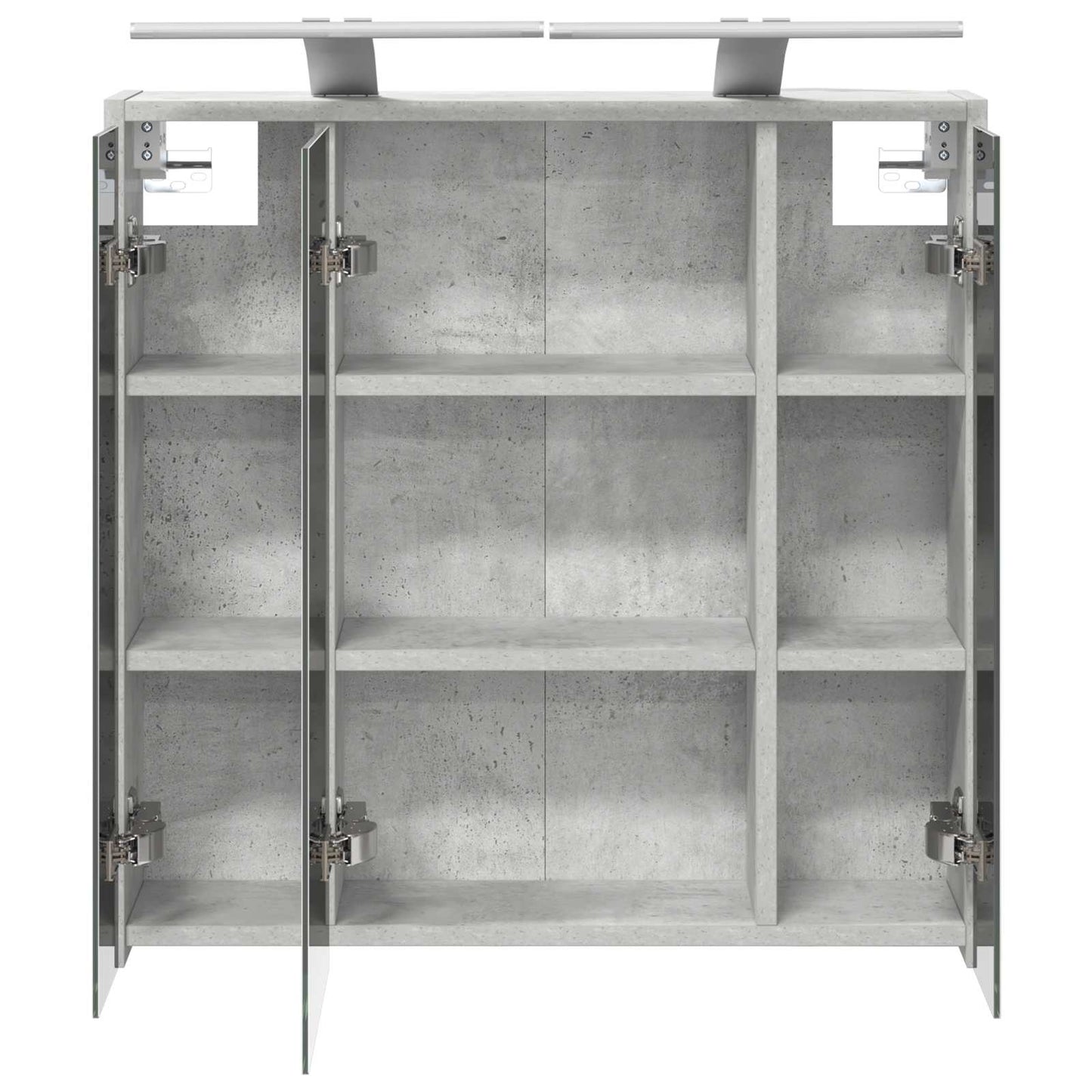 Badkamer spiegelkast Beton Grijs 63,5 x 16 x 62,5 cm is nu te koop bij PeponiXL, paradijselijk wonen!