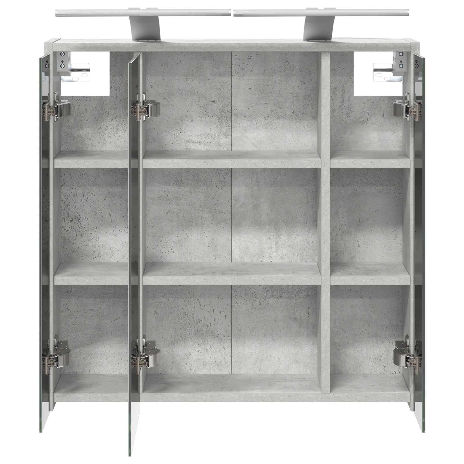 Badkamer spiegelkast Beton Grijs 63,5 x 16 x 62,5 cm is nu te koop bij PeponiXL, paradijselijk wonen!