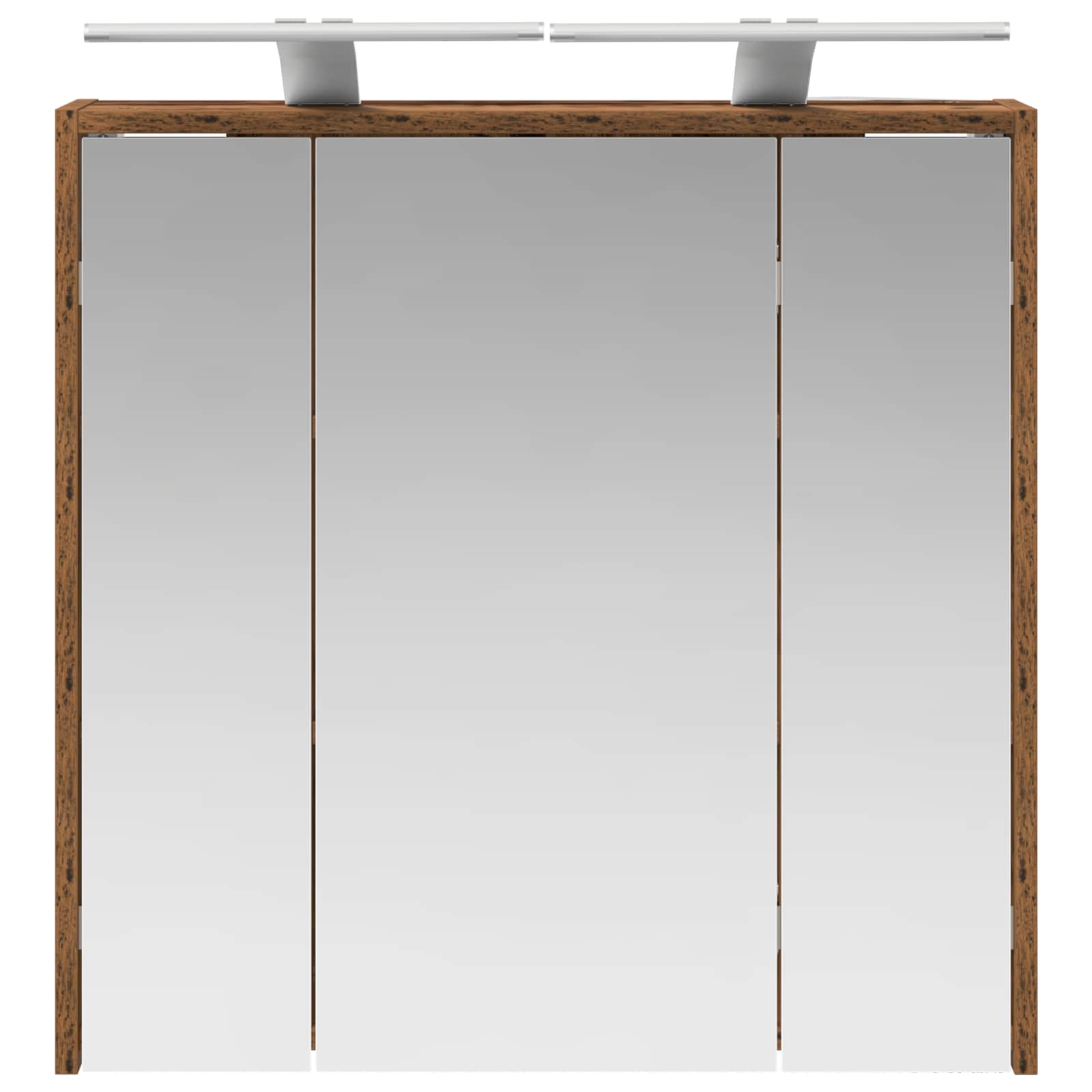 Badkamer spiegelkast Oudhout 63,5 x 16 x 62,5 cm Bewerkt hout is nu te koop bij PeponiXL, paradijselijk wonen!
