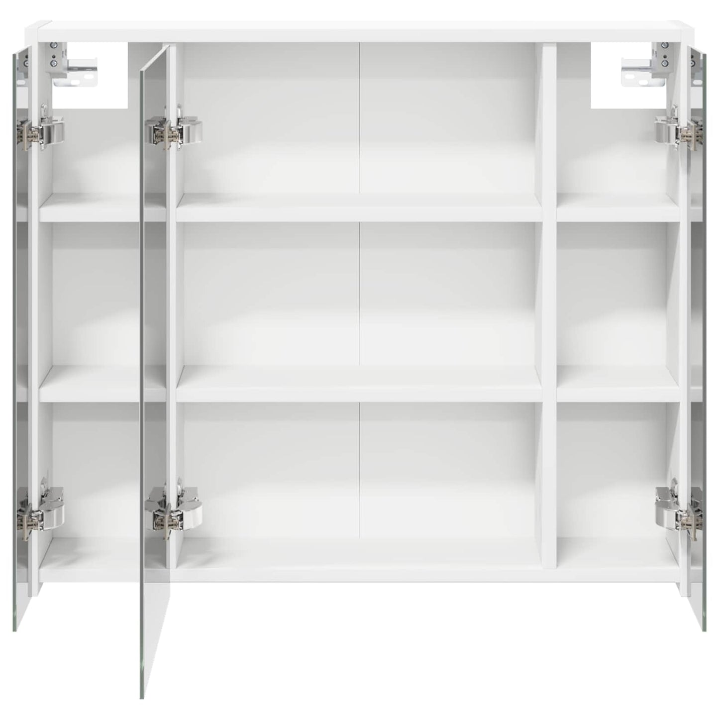 Badkamer spiegelkast voor Wit 73,5 x 16 x 62,5 cm Bewerkt hout is nu te koop bij PeponiXL, paradijselijk wonen!