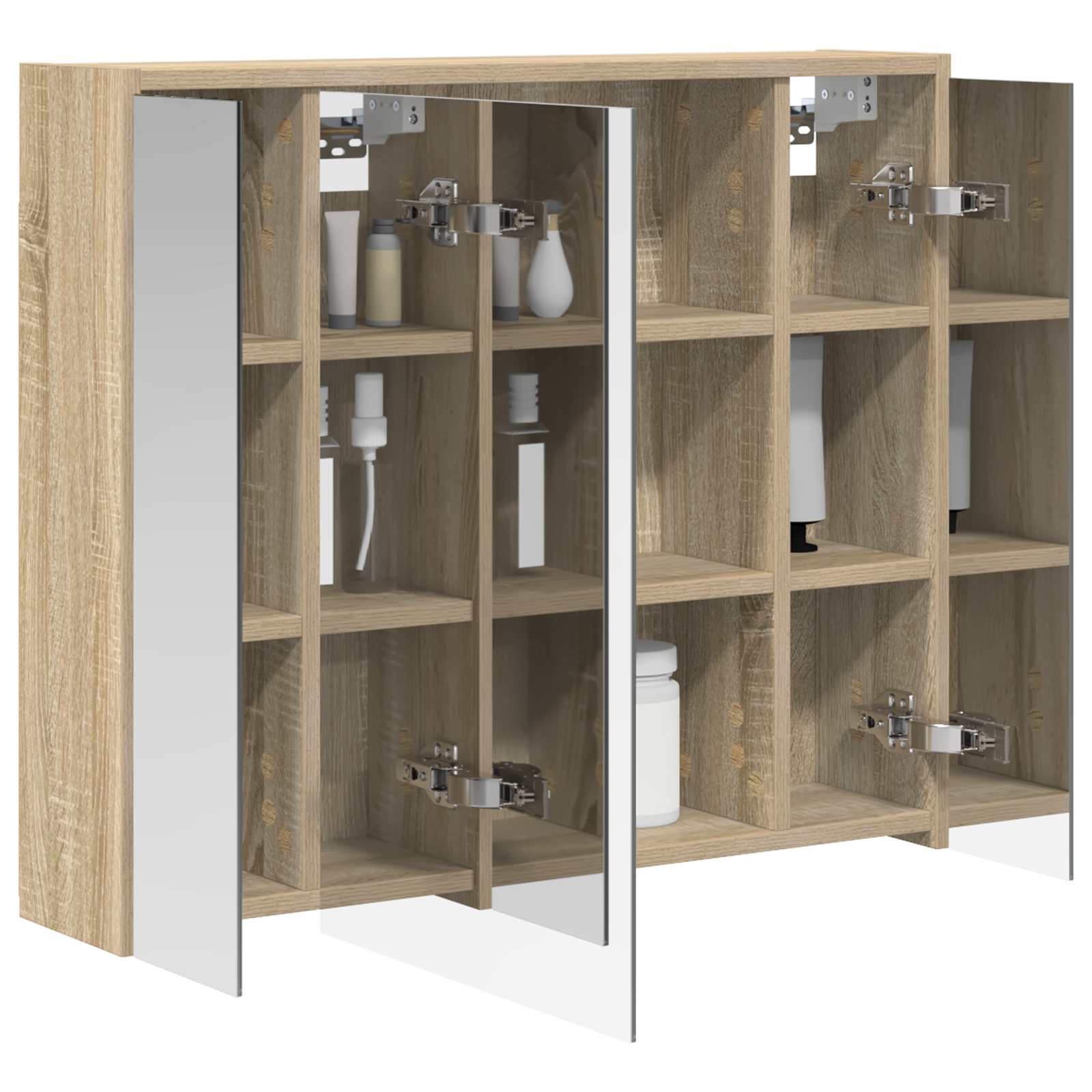 Badkamer spiegelkast Sonoma Eiken 73,5 x 16 x 62,5 cm is nu te koop bij PeponiXL, paradijselijk wonen!