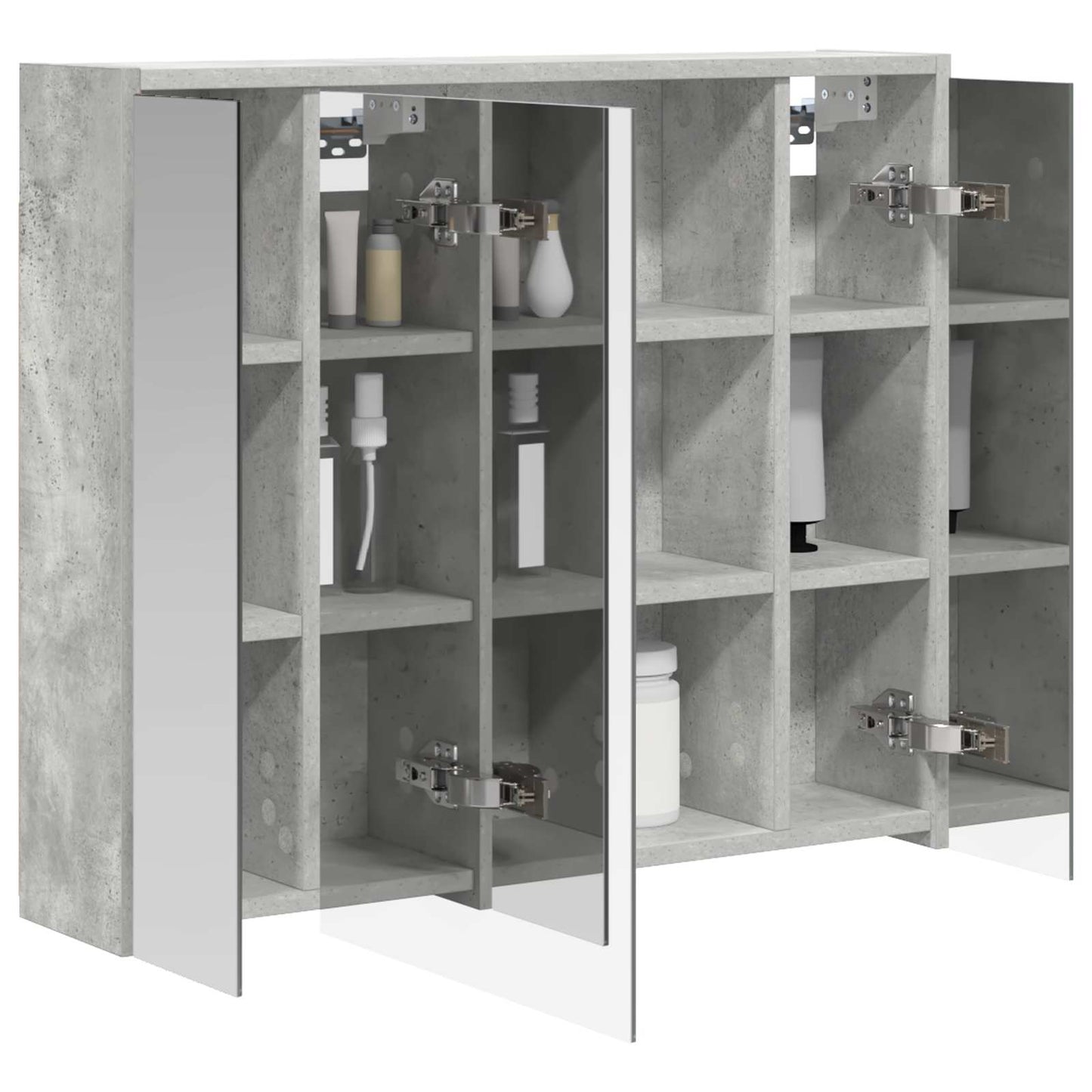 Badkamer spiegelkast Beton Grijs 73,5 x 16 x 62,5 cm is nu te koop bij PeponiXL, paradijselijk wonen!