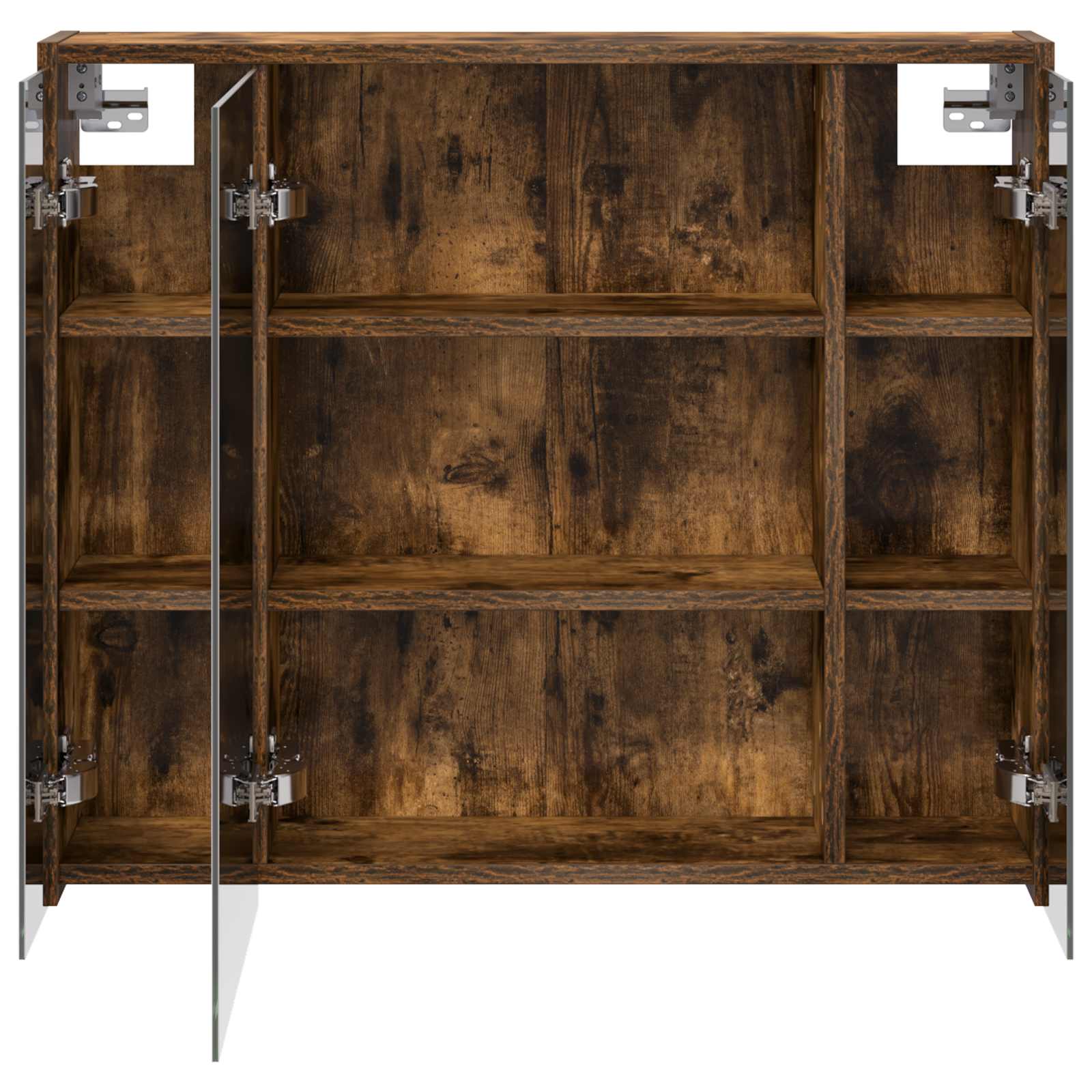 Badkamer spiegelkast Gerookt eiken 73,5 x 16 x 62,5 cm is nu te koop bij PeponiXL, paradijselijk wonen!