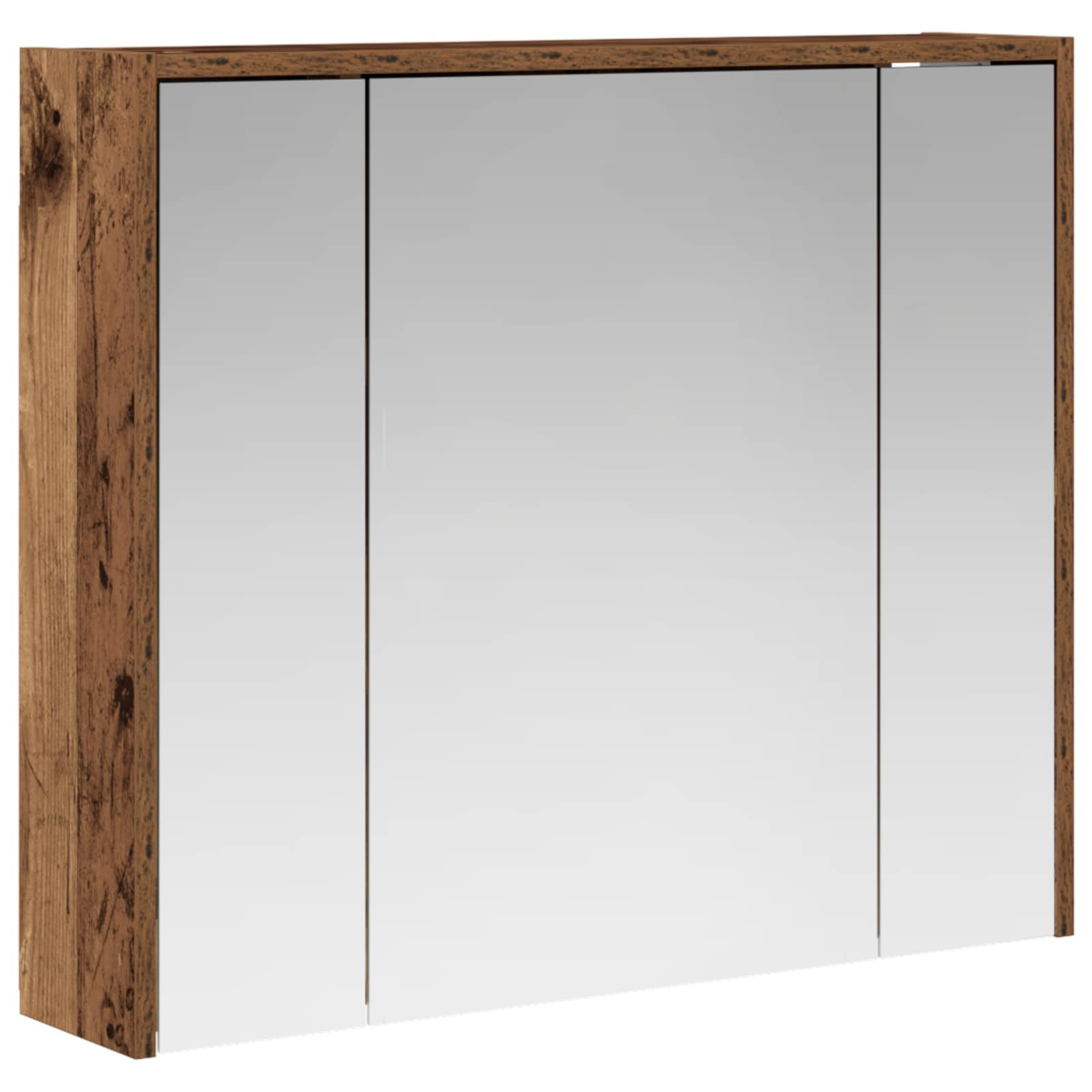 Badkamer spiegelkast Oudhout 73,5 x 16 x 62,5 cm Bewerkt hout is nu te koop bij PeponiXL, paradijselijk wonen!