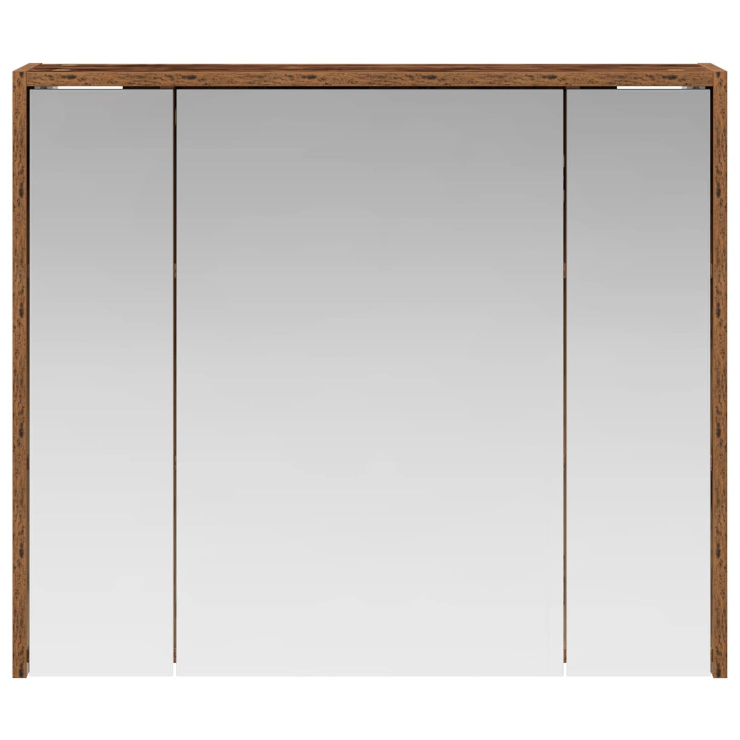 Badkamer spiegelkast Oudhout 73,5 x 16 x 62,5 cm Bewerkt hout is nu te koop bij PeponiXL, paradijselijk wonen!