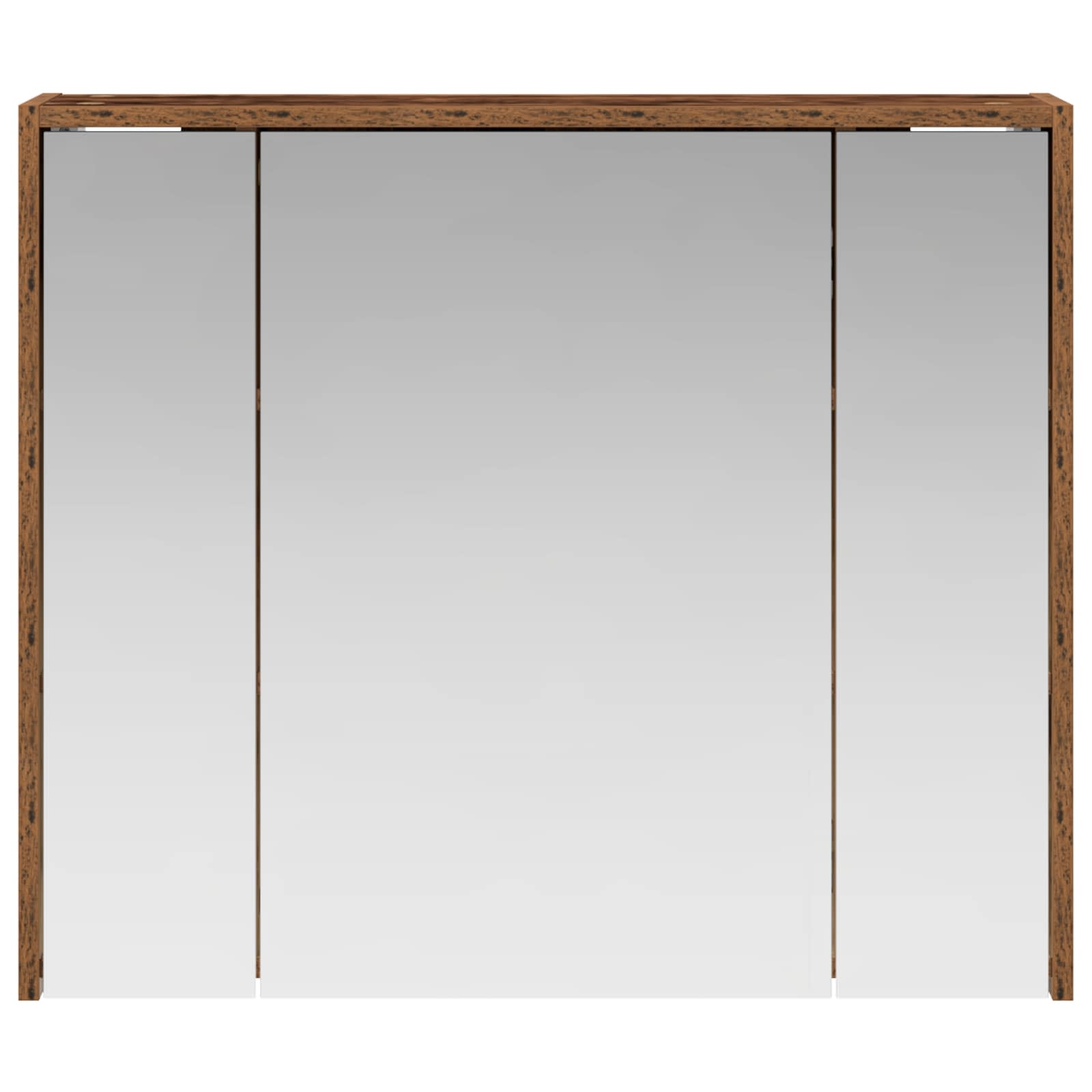 Badkamer spiegelkast Oudhout 73,5 x 16 x 62,5 cm Bewerkt hout is nu te koop bij PeponiXL, paradijselijk wonen!