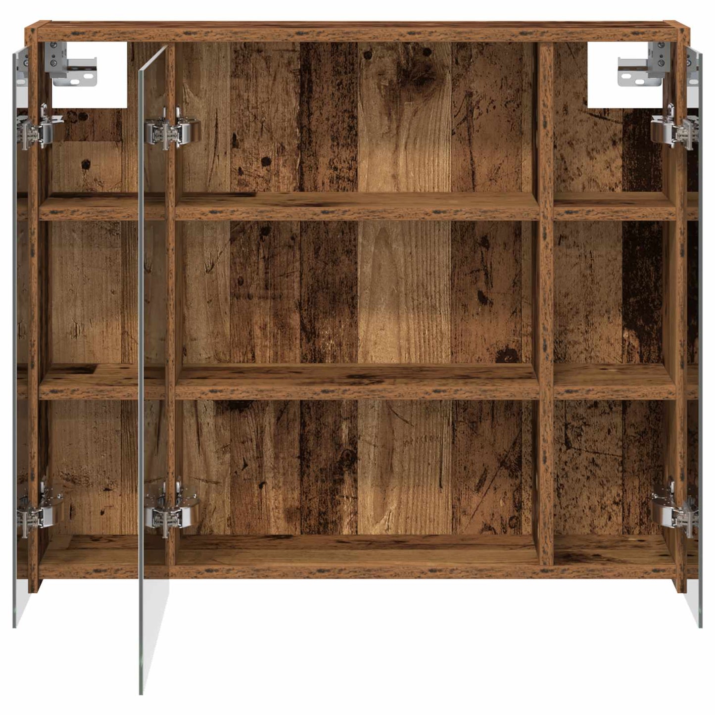 Badkamer spiegelkast Oudhout 73,5 x 16 x 62,5 cm Bewerkt hout is nu te koop bij PeponiXL, paradijselijk wonen!