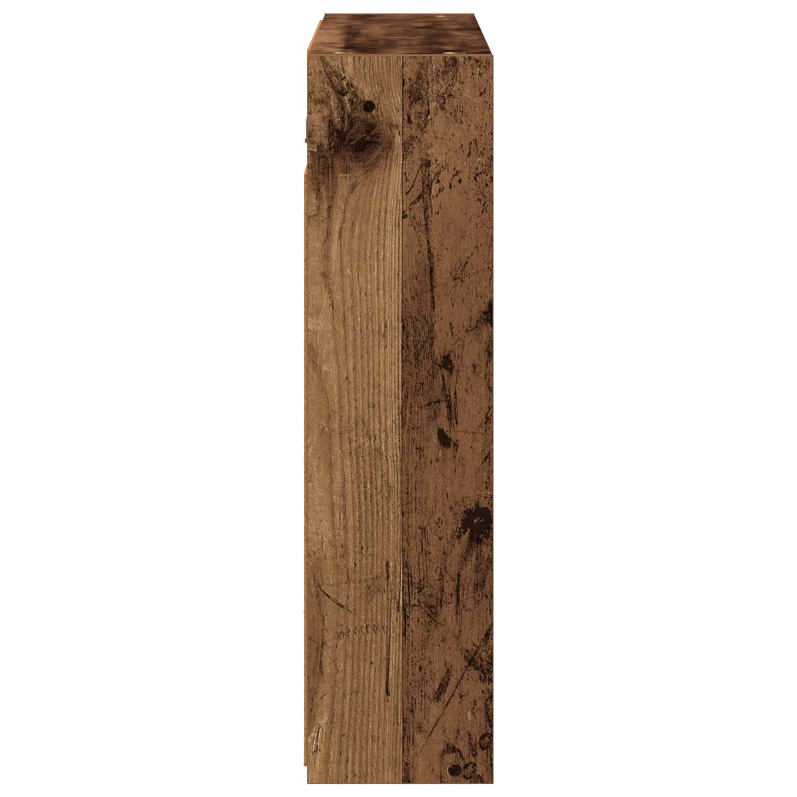 Badkamer spiegelkast Oudhout 73,5 x 16 x 62,5 cm Bewerkt hout is nu te koop bij PeponiXL, paradijselijk wonen!