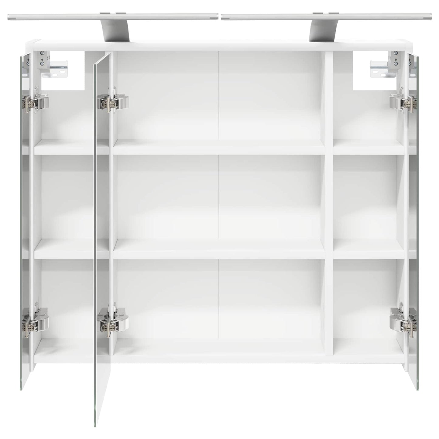 Badkamer spiegelkast voor Wit 73,5 x 16 x 62,5 cm Bewerkt hout is nu te koop bij PeponiXL, paradijselijk wonen!