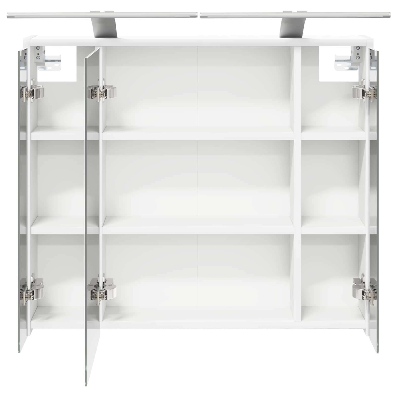 Badkamer spiegelkast voor Wit 73,5 x 16 x 62,5 cm Bewerkt hout is nu te koop bij PeponiXL, paradijselijk wonen!