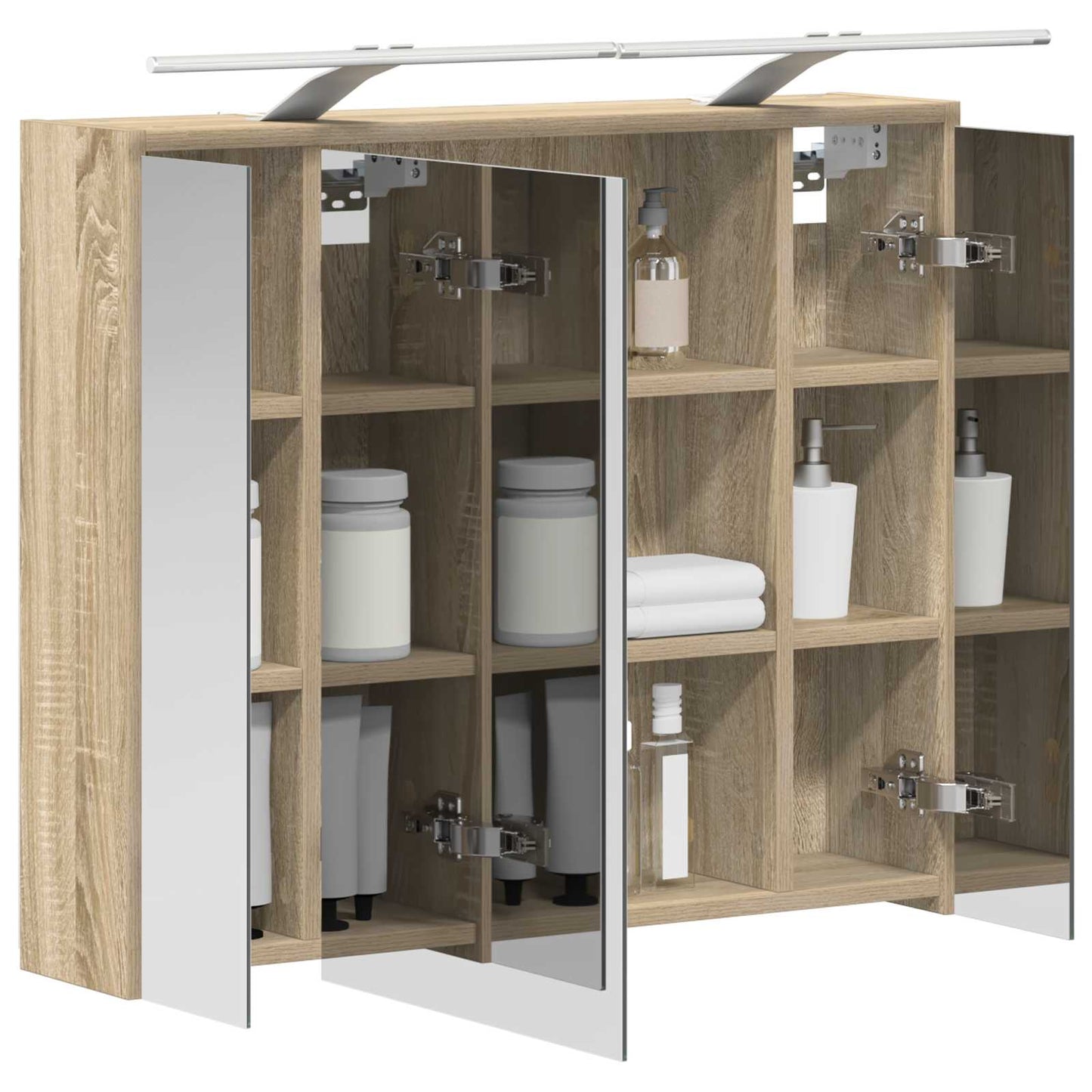 Badkamer spiegelkast Sonoma Eiken 73,5 x 16 x 62,5 cm is nu te koop bij PeponiXL, paradijselijk wonen!