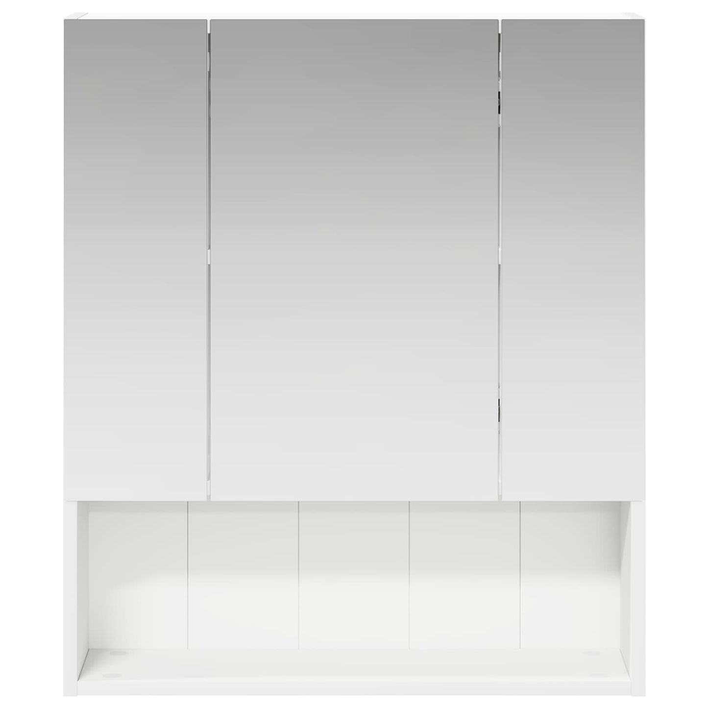 Badkamer spiegelkast Wit 60 x 14.5 x 70 cm Bewerkt hout is nu te koop bij PeponiXL, paradijselijk wonen!