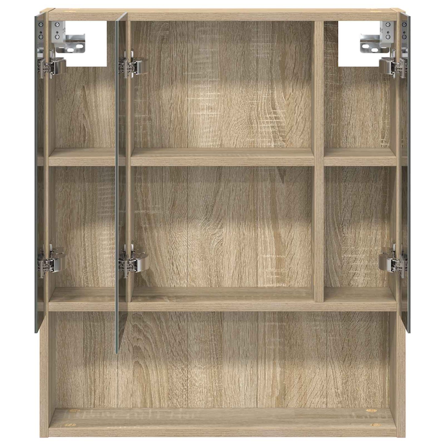 Badkamer spiegelkast met plank Sonoma Eiken 60 x 14.5 x 70 cm is nu te koop bij PeponiXL, paradijselijk wonen!
