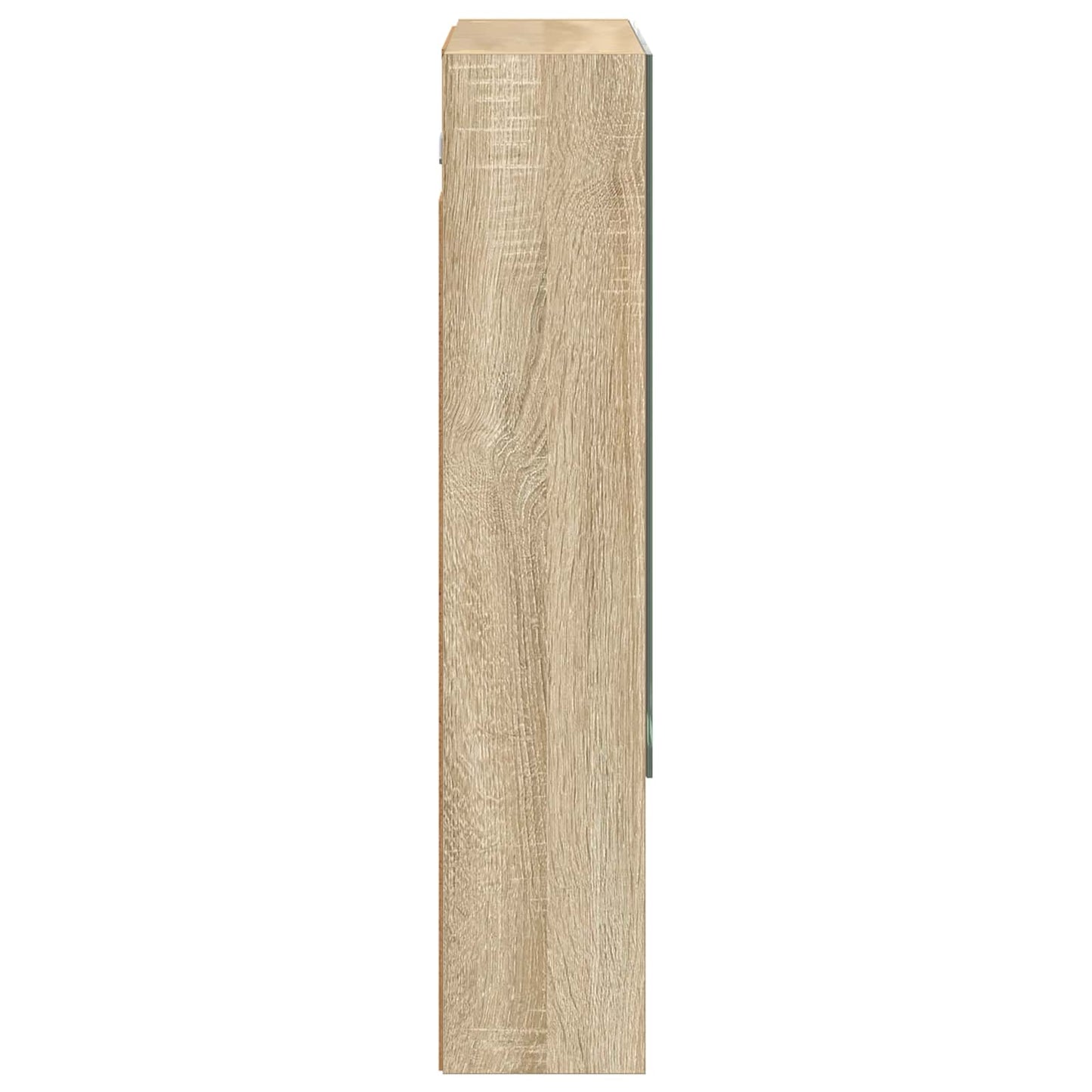 Badkamer spiegelkast met plank Sonoma Eiken 60 x 14.5 x 70 cm is nu te koop bij PeponiXL, paradijselijk wonen!