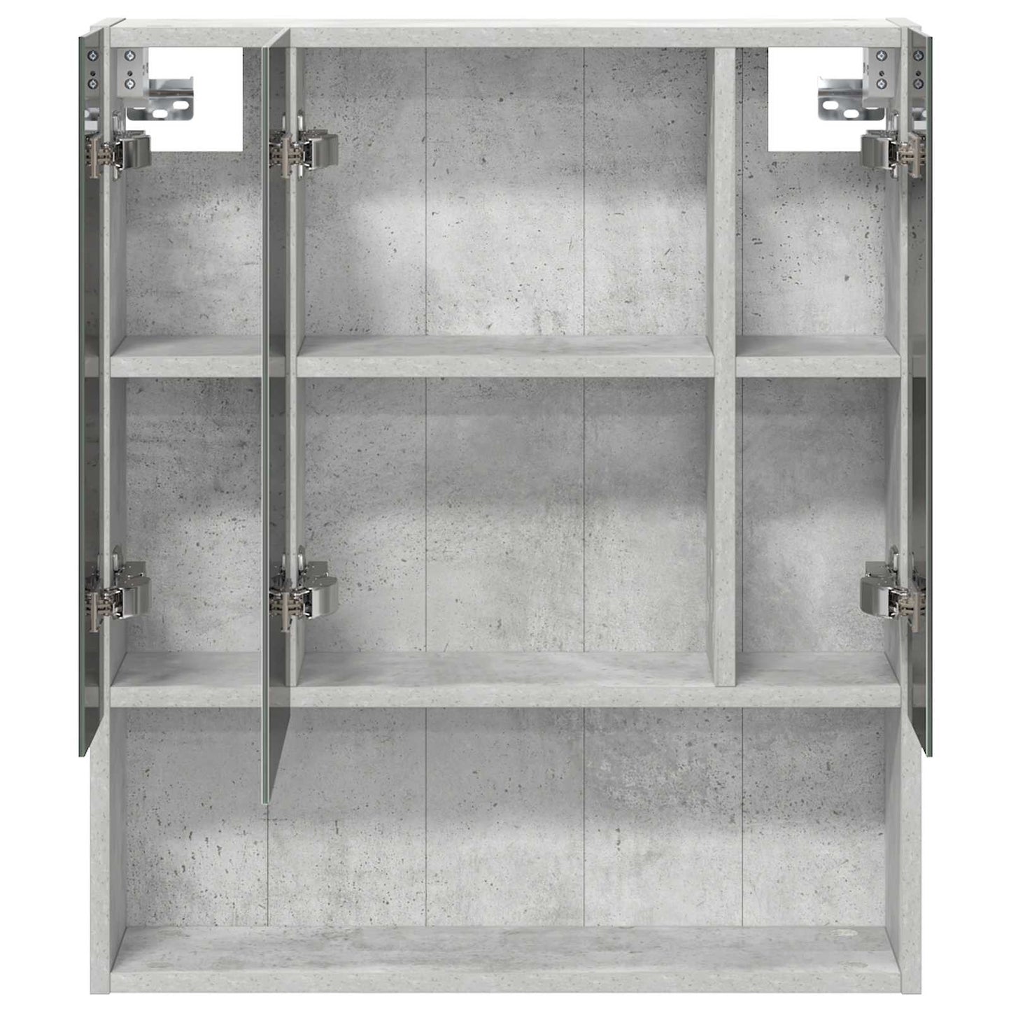 Badkamer spiegelkast Beton Grijs 60 x 14.5 x 70 cm Bewerkt hout is nu te koop bij PeponiXL, paradijselijk wonen!