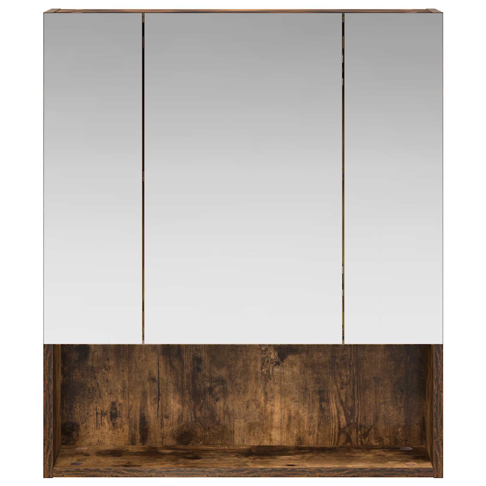 Badkamer spiegelkast met plank Gerookt eiken 60 x 14.5 x 70 cm is nu te koop bij PeponiXL, paradijselijk wonen!