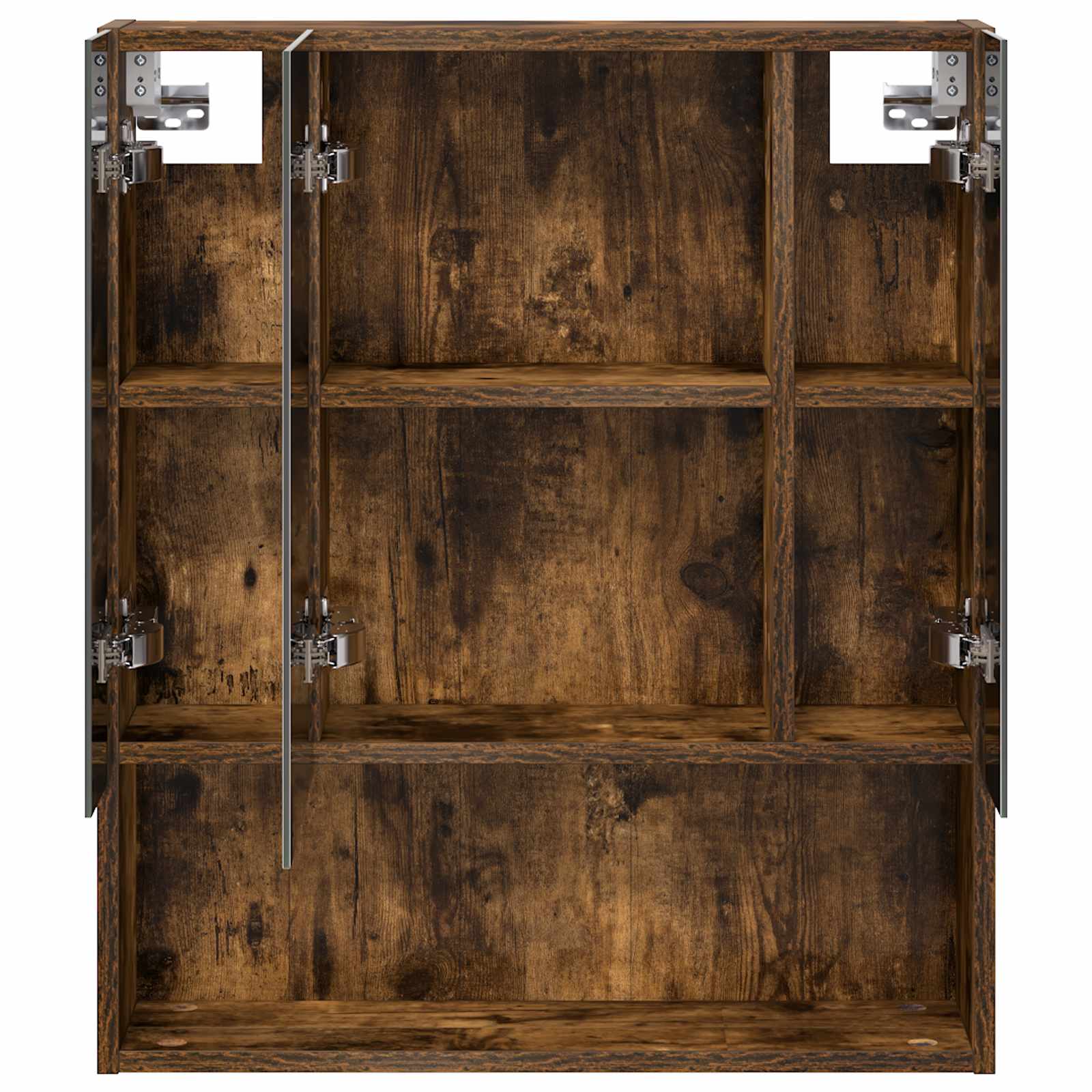 Badkamer spiegelkast met plank Gerookt eiken 60 x 14.5 x 70 cm is nu te koop bij PeponiXL, paradijselijk wonen!