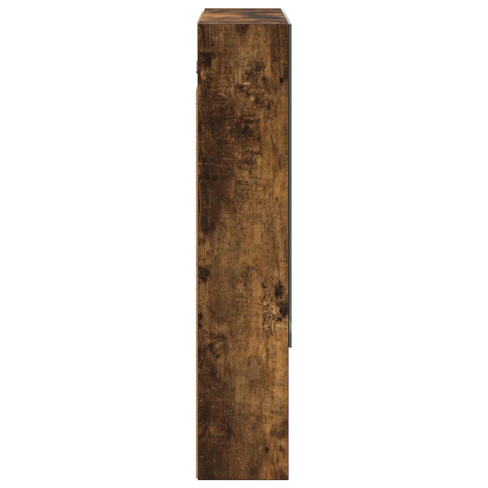 Badkamer spiegelkast met plank Gerookt eiken 60 x 14.5 x 70 cm is nu te koop bij PeponiXL, paradijselijk wonen!