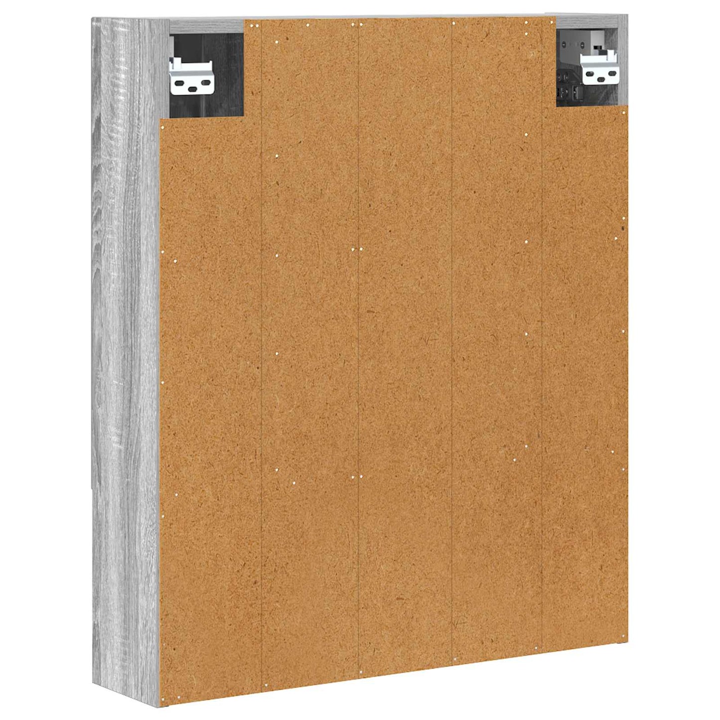 Badkamer spiegelkast met plank Grijs Sonoma 60 x 14.5 x 70 cm is nu te koop bij PeponiXL, paradijselijk wonen!