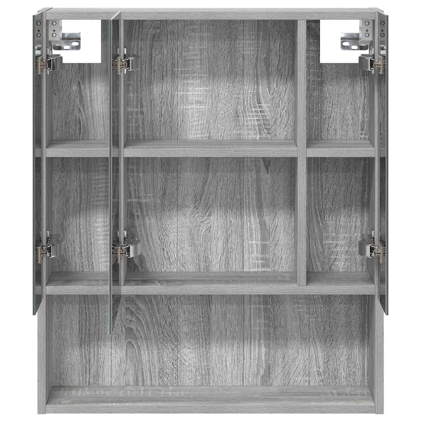 Badkamer spiegelkast met plank Grijs Sonoma 60 x 14.5 x 70 cm is nu te koop bij PeponiXL, paradijselijk wonen!