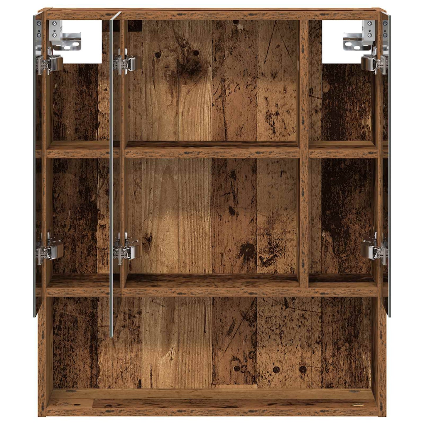 Badkamer spiegelkast Oudhout 60 x 14.5 x 70 cm Bewerkt hout is nu te koop bij PeponiXL, paradijselijk wonen!