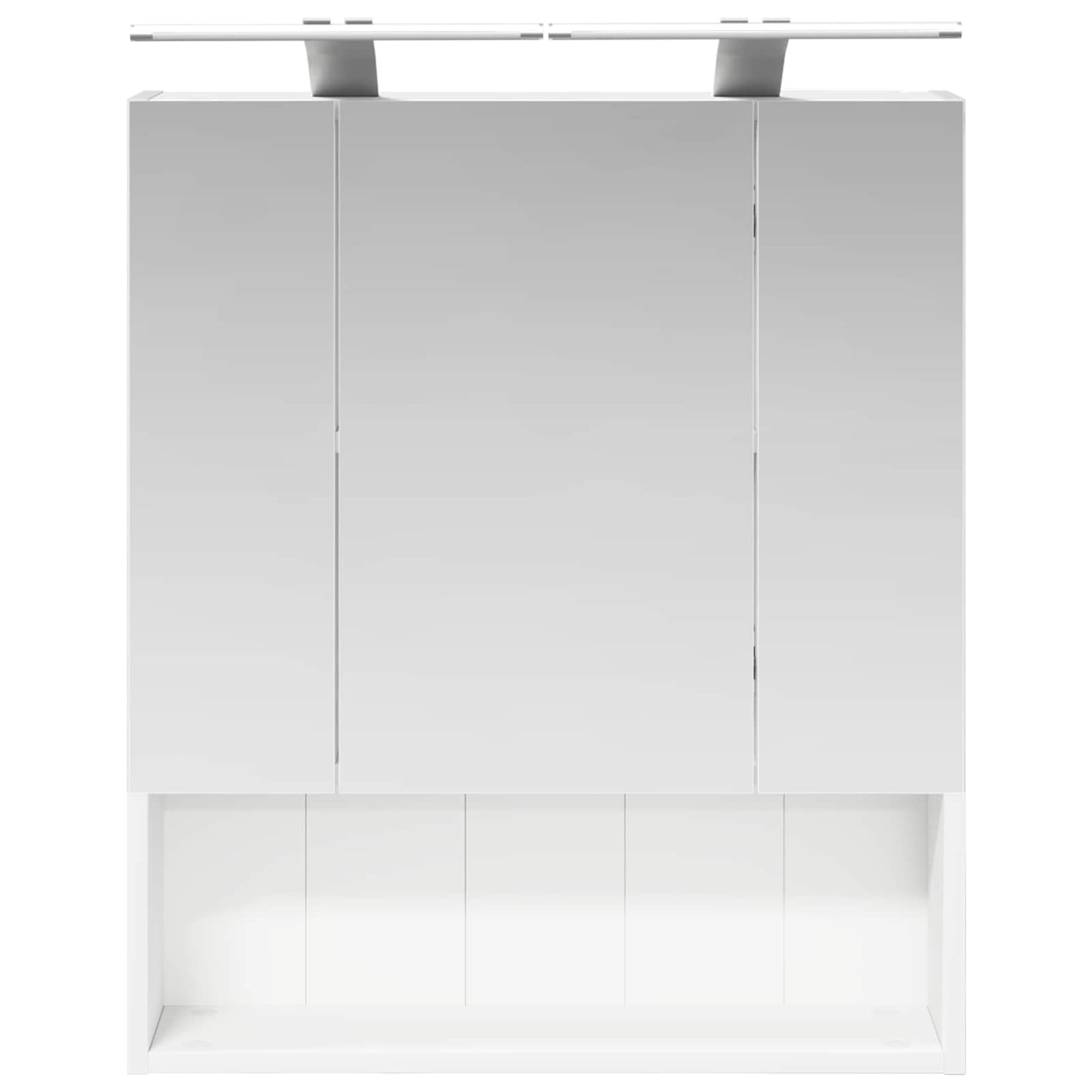 Badkamer spiegelkast Wit 60 x 14.5 x 70 cm Bewerkt hout is nu te koop bij PeponiXL, paradijselijk wonen!