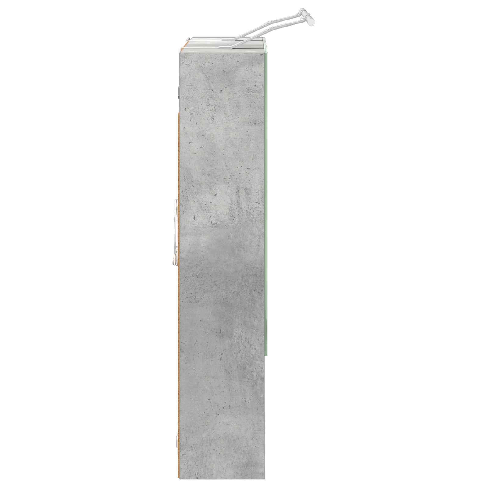 Badkamer spiegelkast Beton Grijs 60 x 14.5 x 70 cm Bewerkt hout is nu te koop bij PeponiXL, paradijselijk wonen!