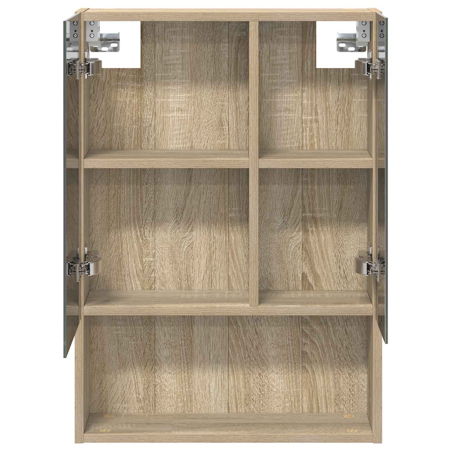 Badkamer spiegelkast met plank Sonoma Eiken 50 x 14,5 x 70 cm is nu te koop bij PeponiXL, paradijselijk wonen!