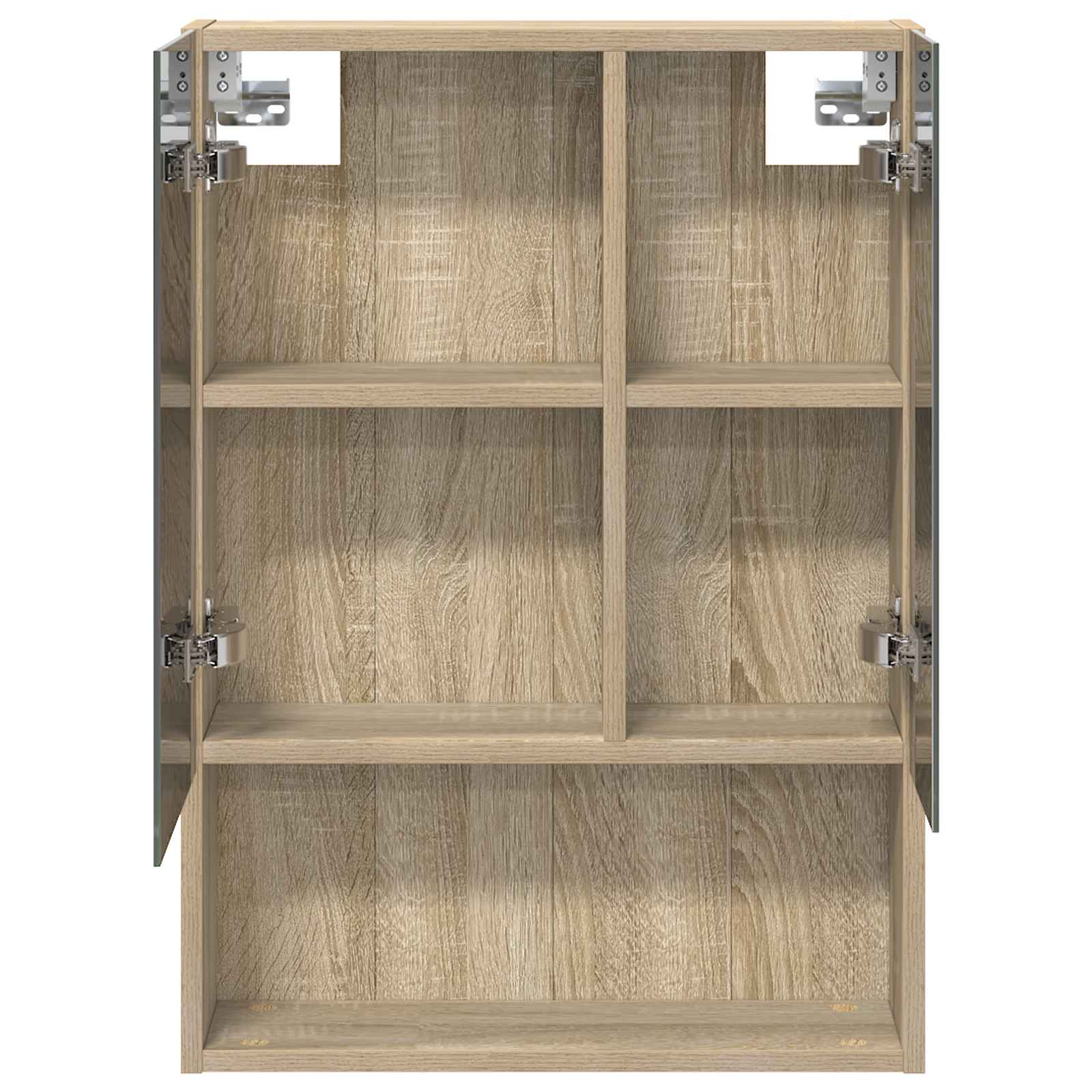 Badkamer spiegelkast met plank Sonoma Eiken 50 x 14,5 x 70 cm is nu te koop bij PeponiXL, paradijselijk wonen!