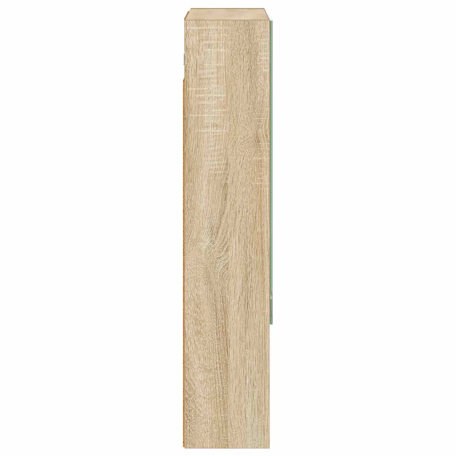 Badkamer spiegelkast met plank Sonoma Eiken 50 x 14,5 x 70 cm is nu te koop bij PeponiXL, paradijselijk wonen!