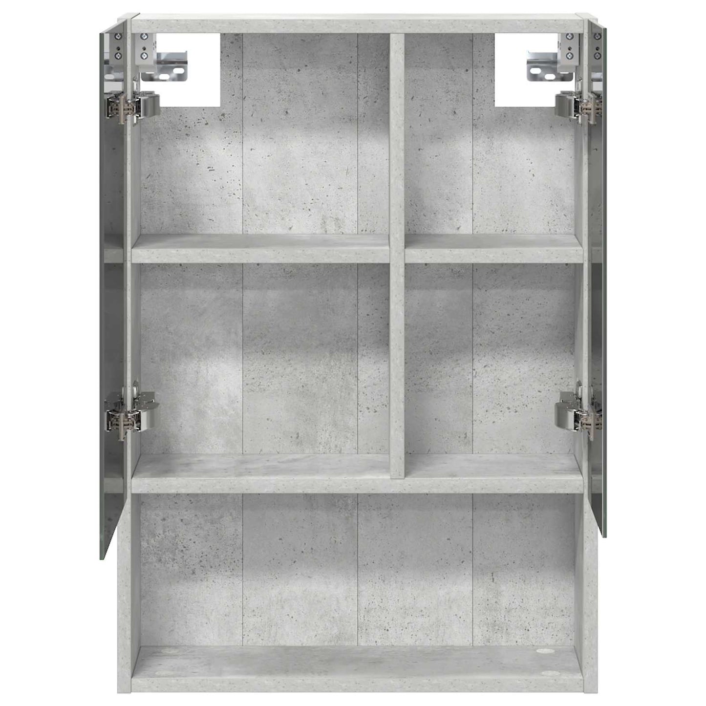 Badkamer spiegelkast Beton Grijs 50 x 14,5 x 70 cm Bewerkt hout is nu te koop bij PeponiXL, paradijselijk wonen!