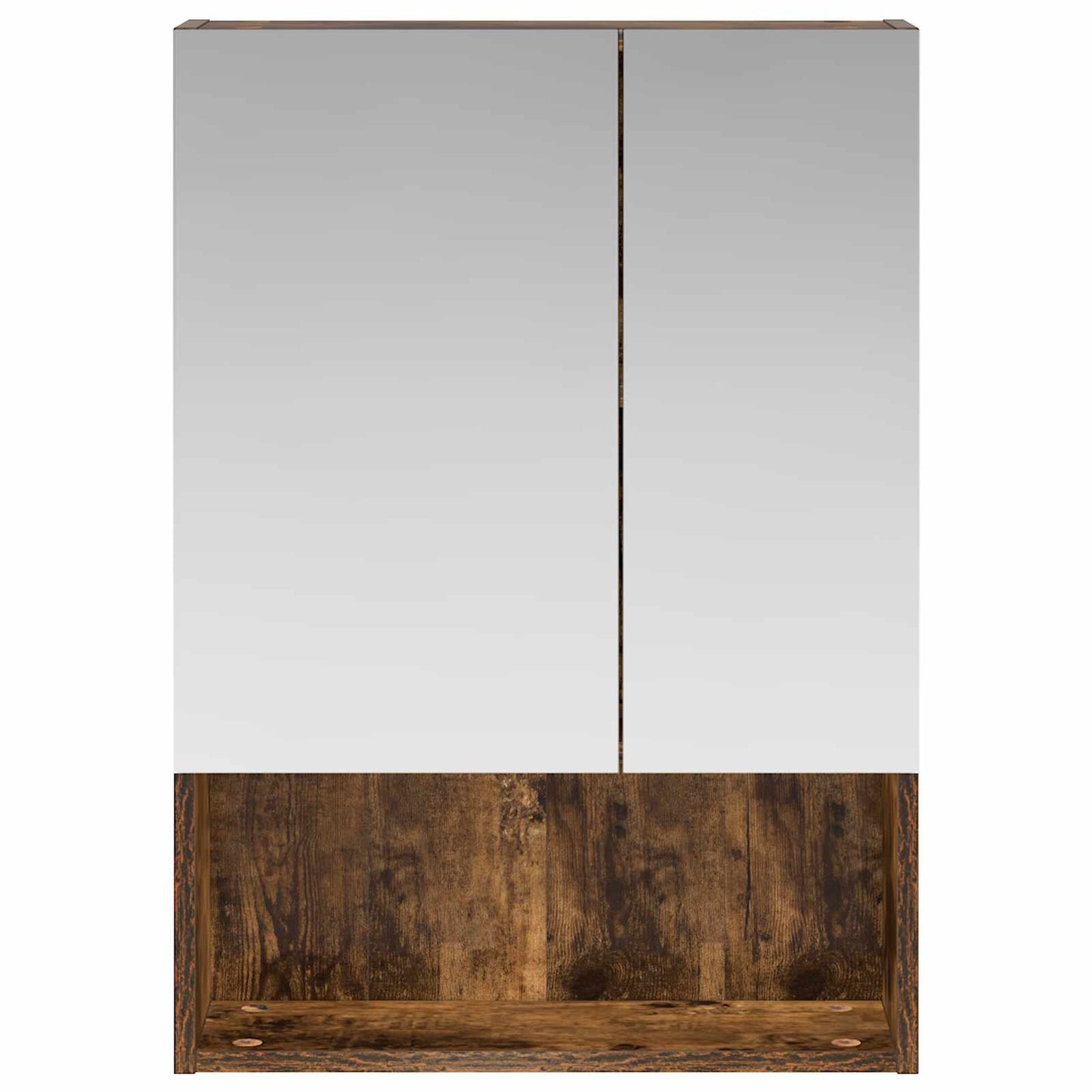 Badkamer spiegelkast met plank Gerookt eiken 50 x 14,5 x 70 cm is nu te koop bij PeponiXL, paradijselijk wonen!