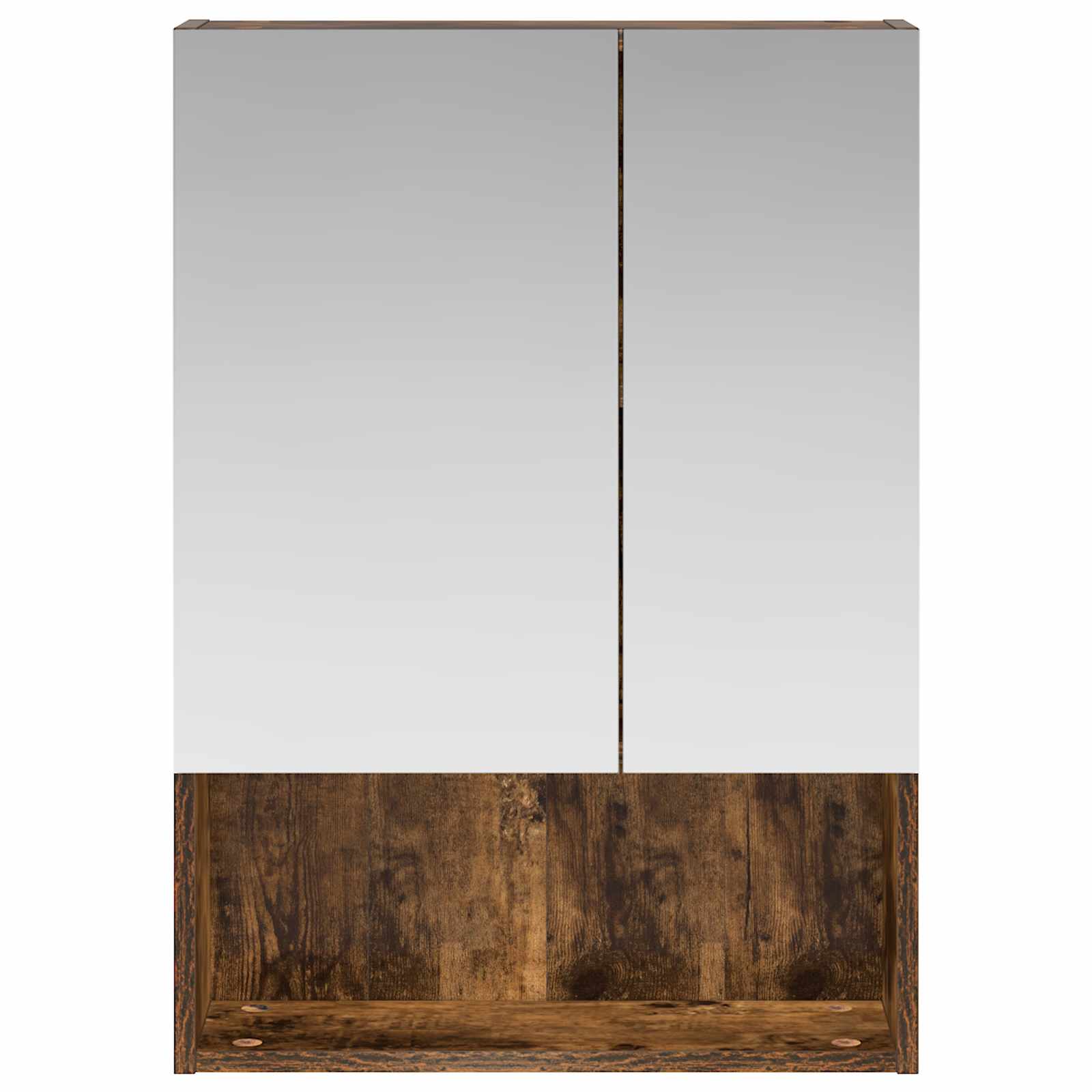 Badkamer spiegelkast met plank Gerookt eiken 50 x 14,5 x 70 cm is nu te koop bij PeponiXL, paradijselijk wonen!