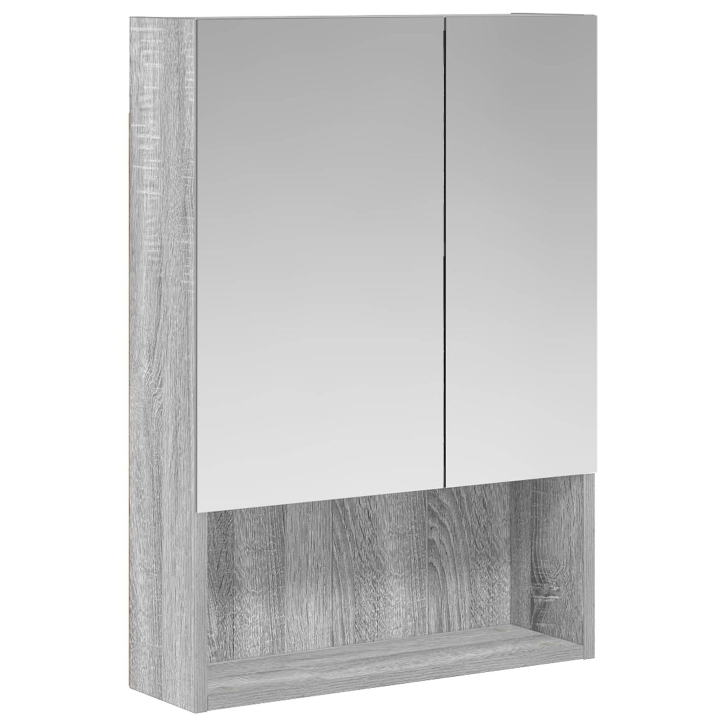 Badkamer spiegelkast met plank Grijs Sonoma 50 x 14,5 x 70 cm is nu te koop bij PeponiXL, paradijselijk wonen!