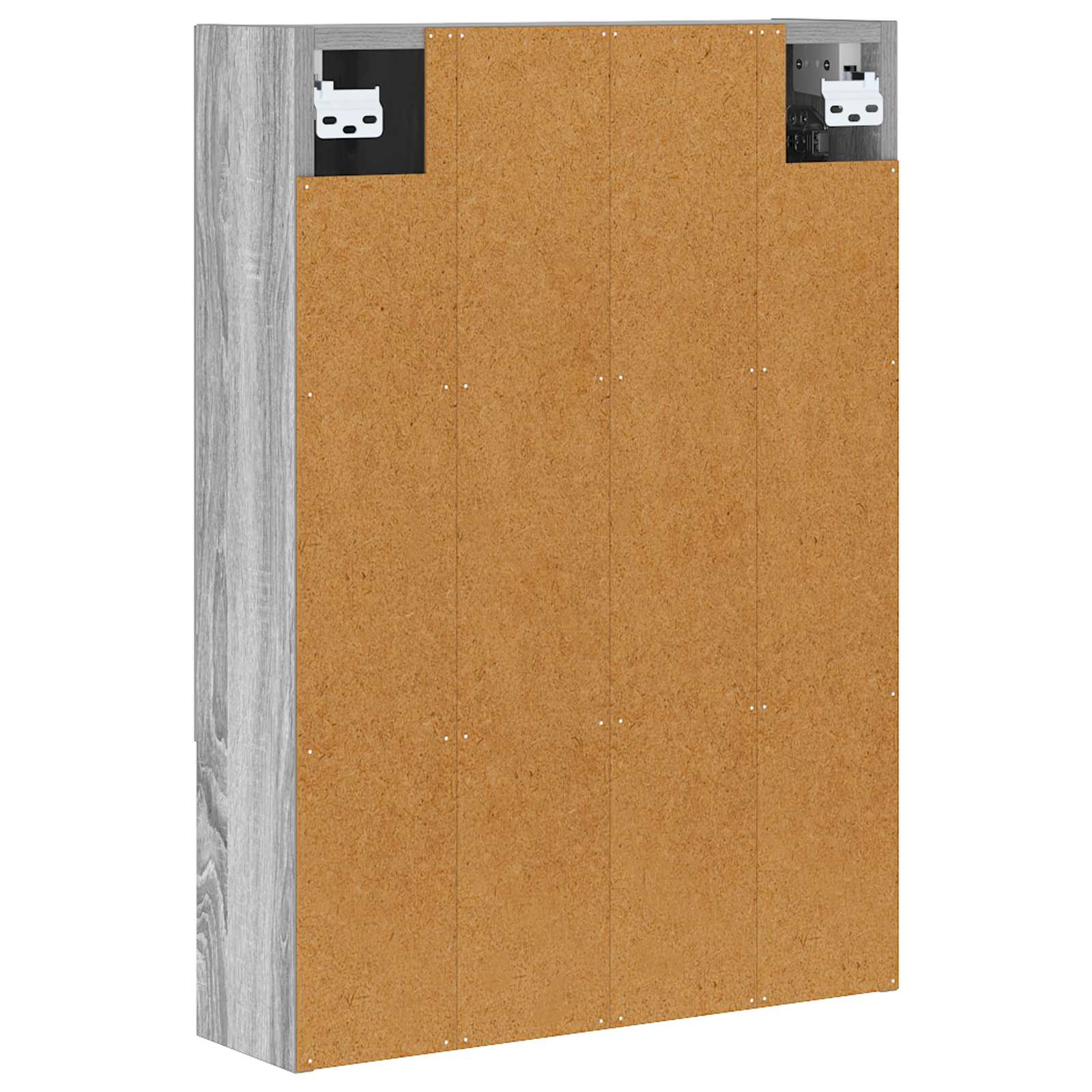 Badkamer spiegelkast met plank Grijs Sonoma 50 x 14,5 x 70 cm is nu te koop bij PeponiXL, paradijselijk wonen!