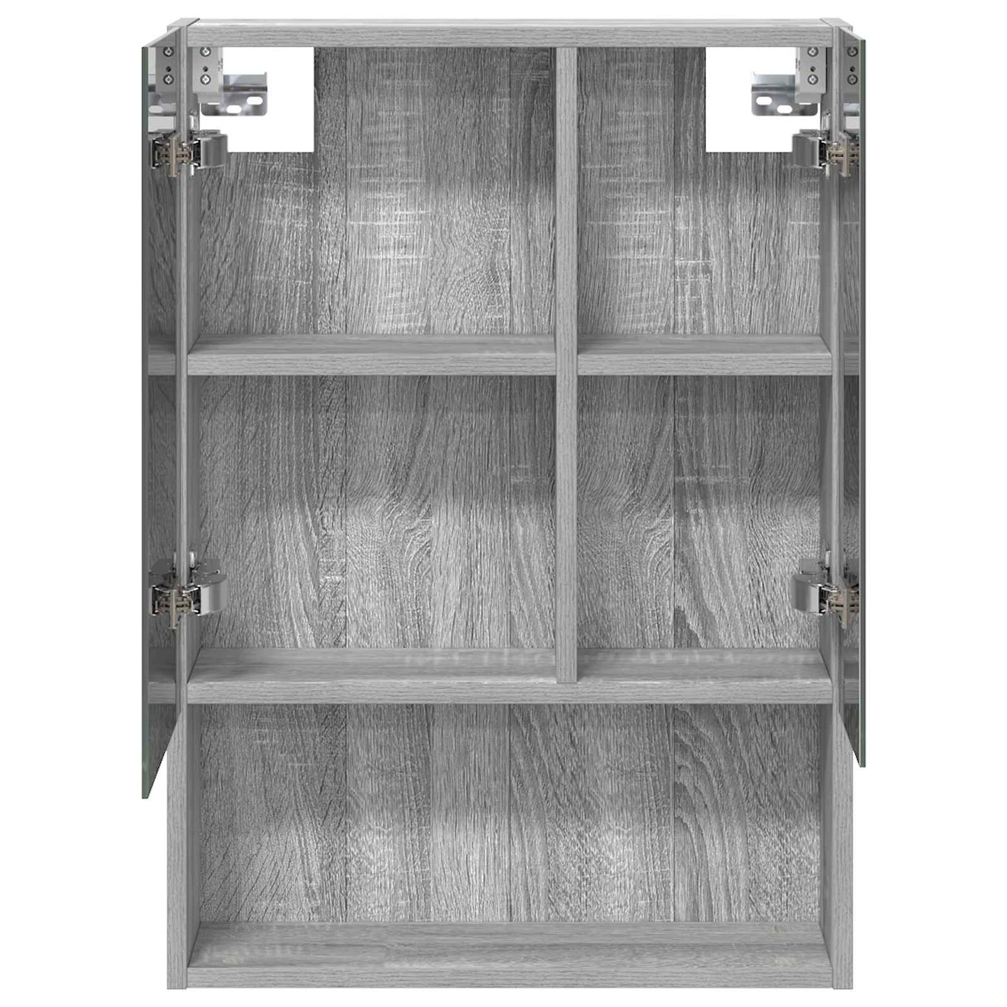 Badkamer spiegelkast met plank Grijs Sonoma 50 x 14,5 x 70 cm is nu te koop bij PeponiXL, paradijselijk wonen!