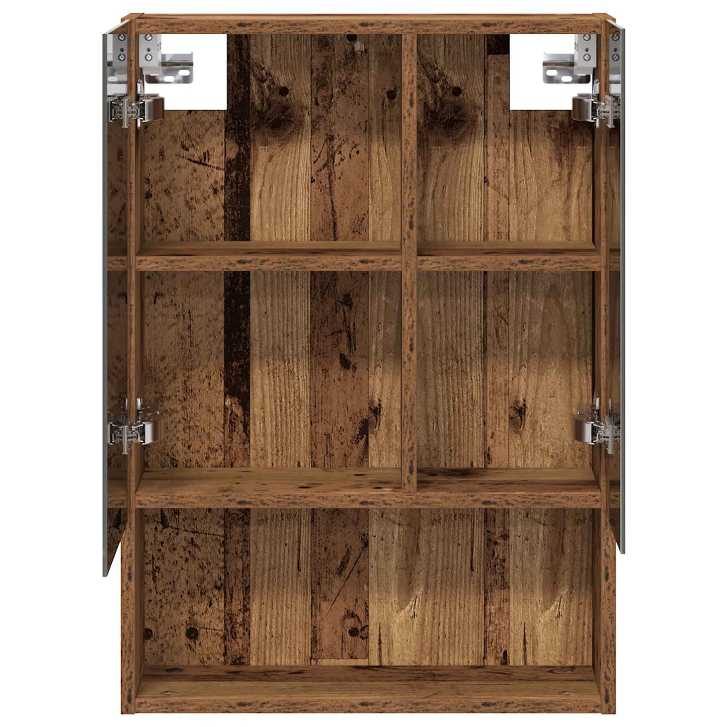Badkamer spiegelkast Oudhout 50 x 14,5 x 70 cm Bewerkt hout is nu te koop bij PeponiXL, paradijselijk wonen!