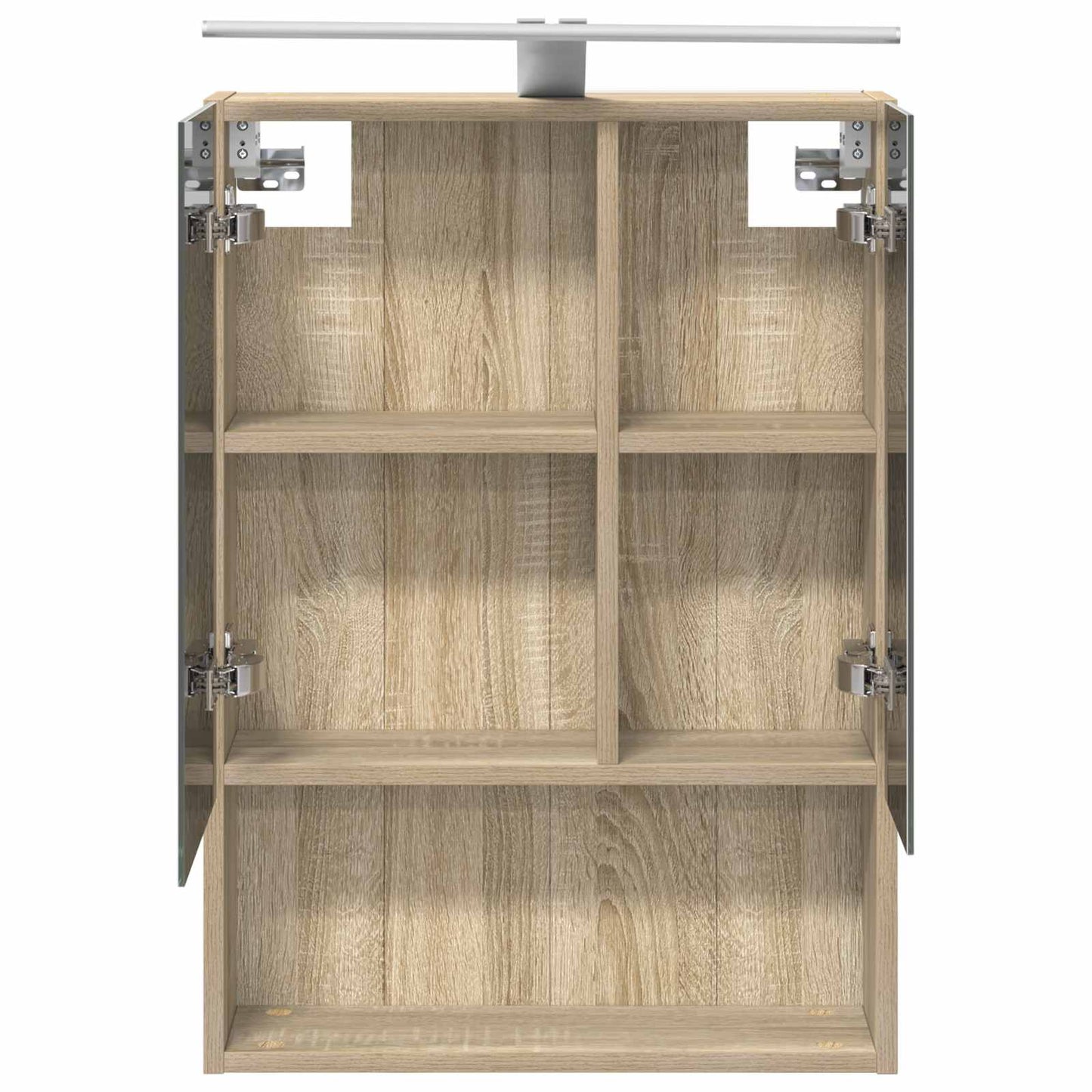 Badkamer spiegelkast met plank Sonoma Eiken 50 x 14,5 x 70 cm is nu te koop bij PeponiXL, paradijselijk wonen!