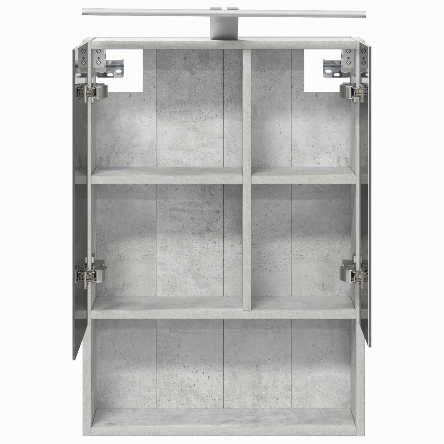 Badkamer spiegelkast Beton Grijs 50 x 14,5 x 70 cm Bewerkt hout is nu te koop bij PeponiXL, paradijselijk wonen!