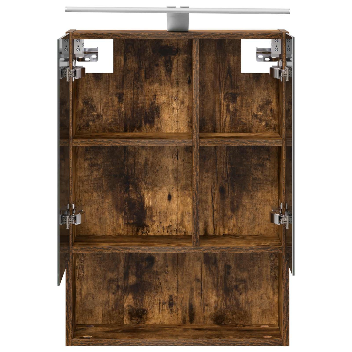 Badkamer spiegelkast met plank Gerookt eiken 50 x 14,5 x 70 cm is nu te koop bij PeponiXL, paradijselijk wonen!