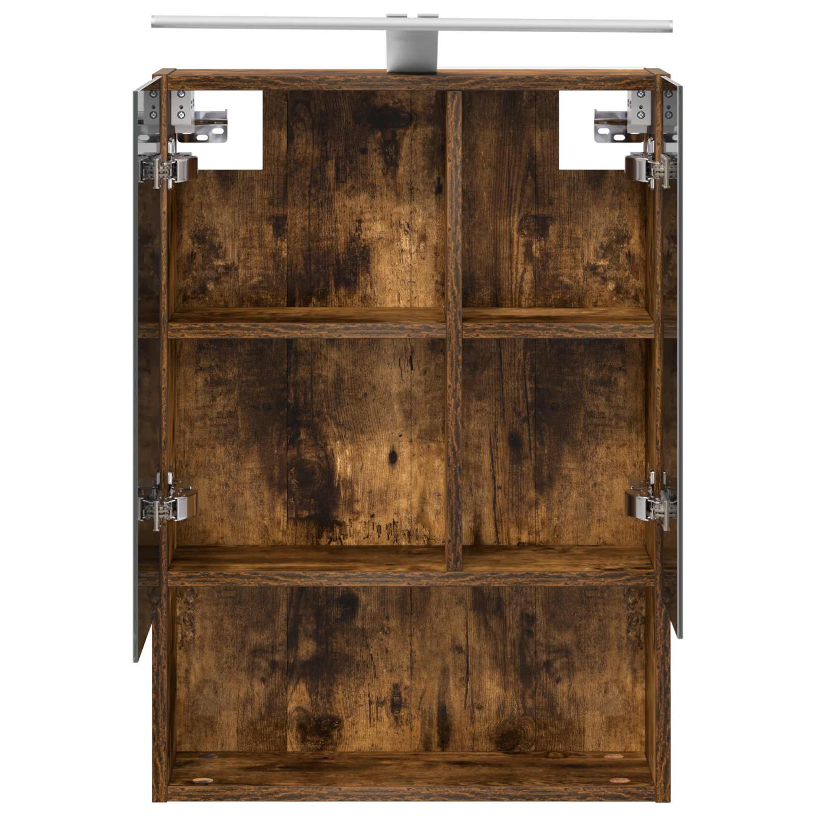 Badkamer spiegelkast met plank Gerookt eiken 50 x 14,5 x 70 cm is nu te koop bij PeponiXL, paradijselijk wonen!