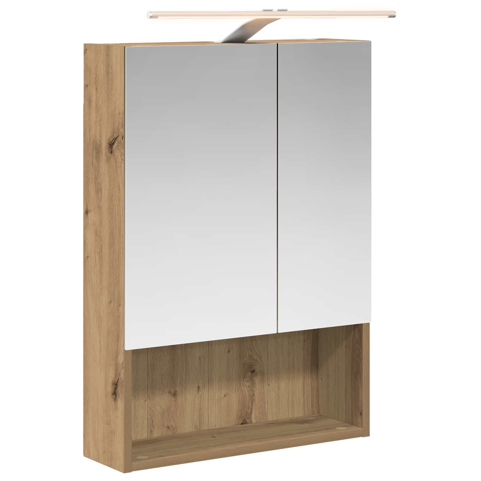 Badkamer spiegelkast Ambachtelijk eiken 50 x 14,5 x 70 cm is nu te koop bij PeponiXL, paradijselijk wonen!
