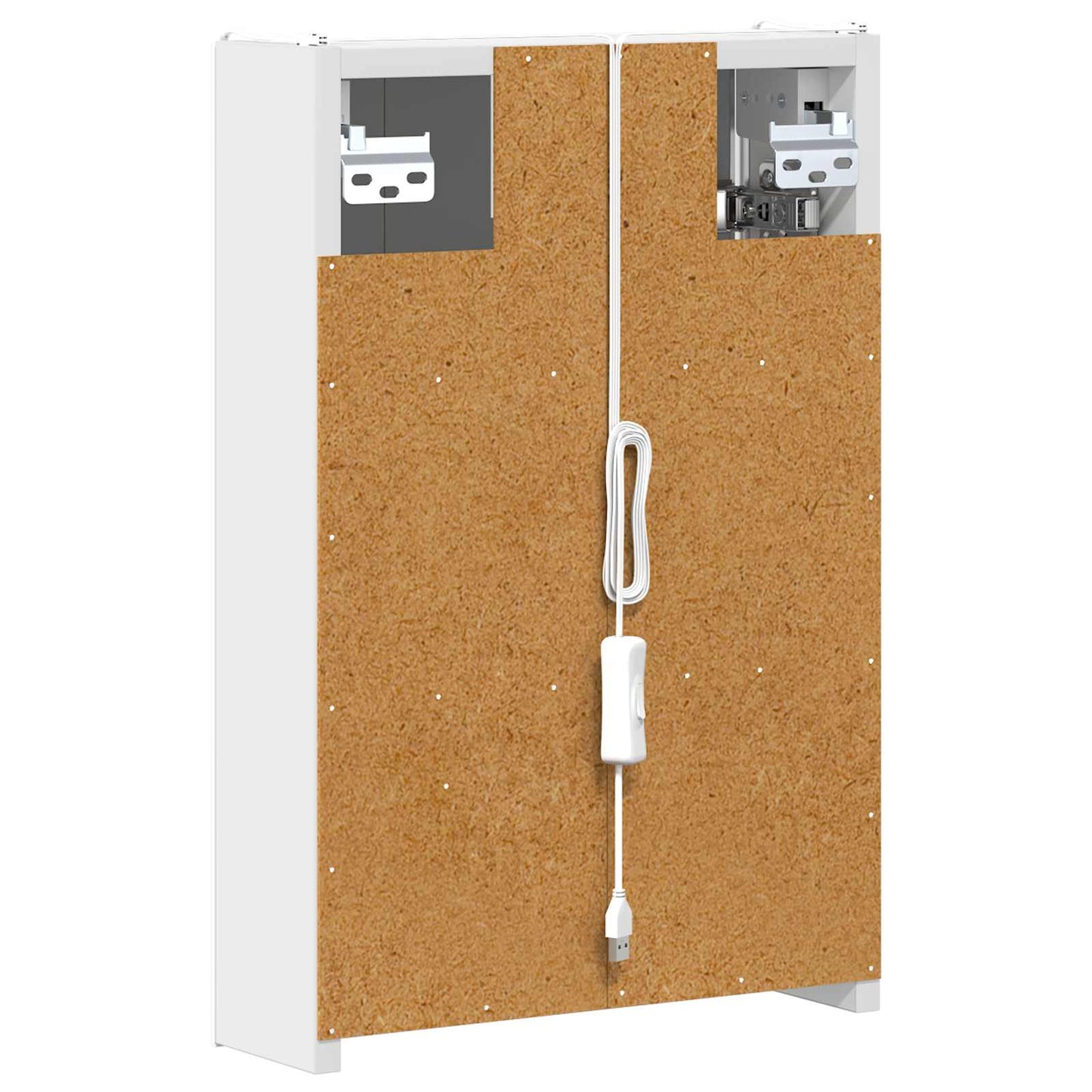 Badkamer spiegelkast voor Wit 33 x 11,5 x 50 cm Bewerkt hout is nu te koop bij PeponiXL, paradijselijk wonen!