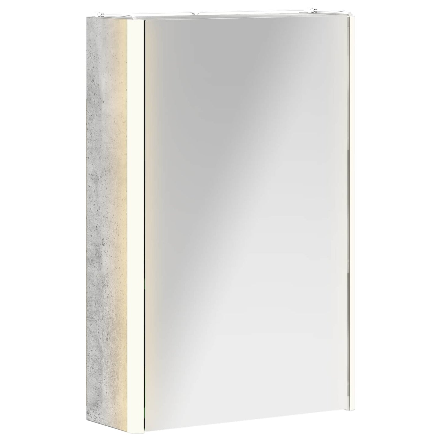 Badkamer spiegelkast Beton Grijs 33 x 11,5 x 50 cm Bewerkt hout is nu te koop bij PeponiXL, paradijselijk wonen!