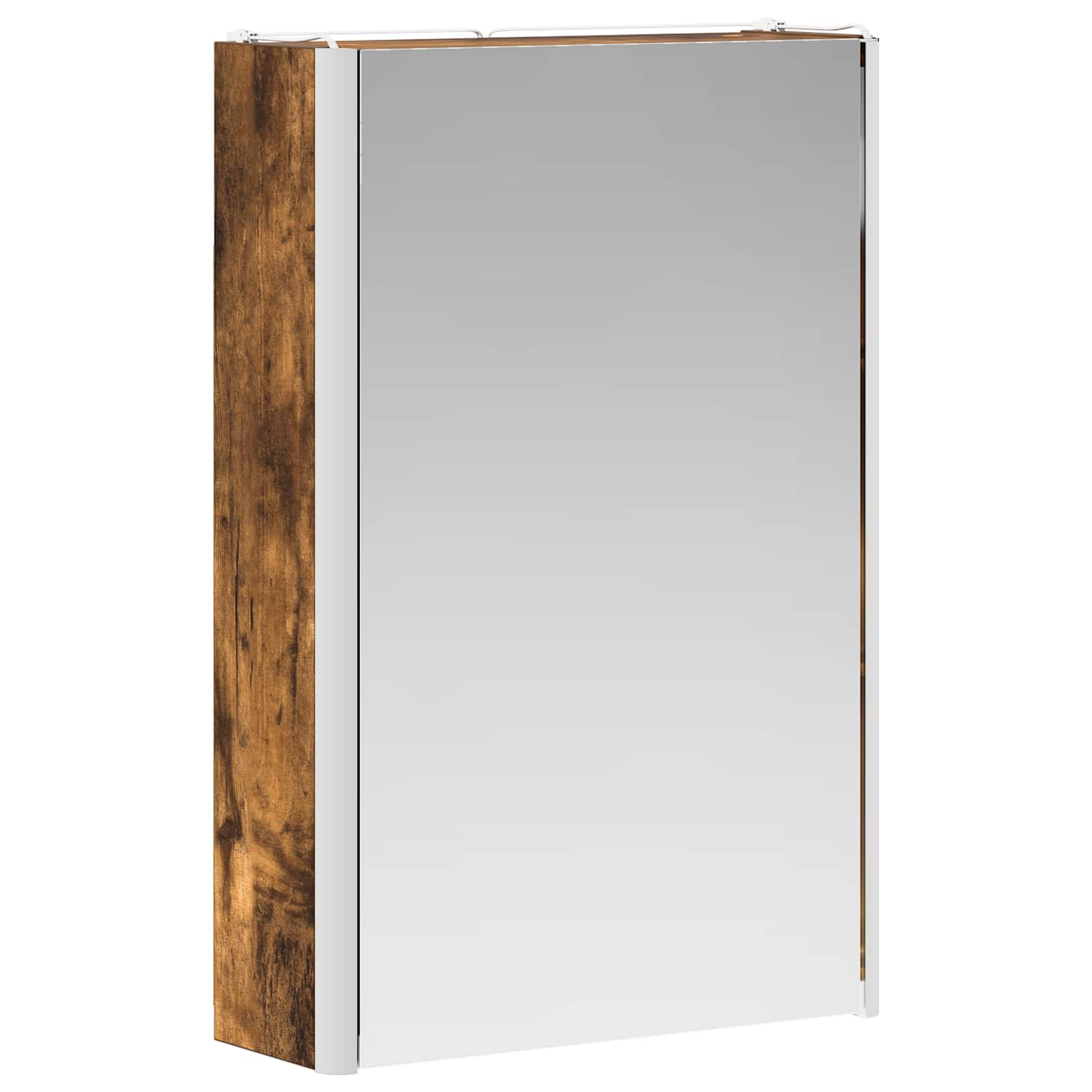 Badkamer spiegelkast Gerookt eiken 33 x 11,5 x 50 cm is nu te koop bij PeponiXL, paradijselijk wonen!