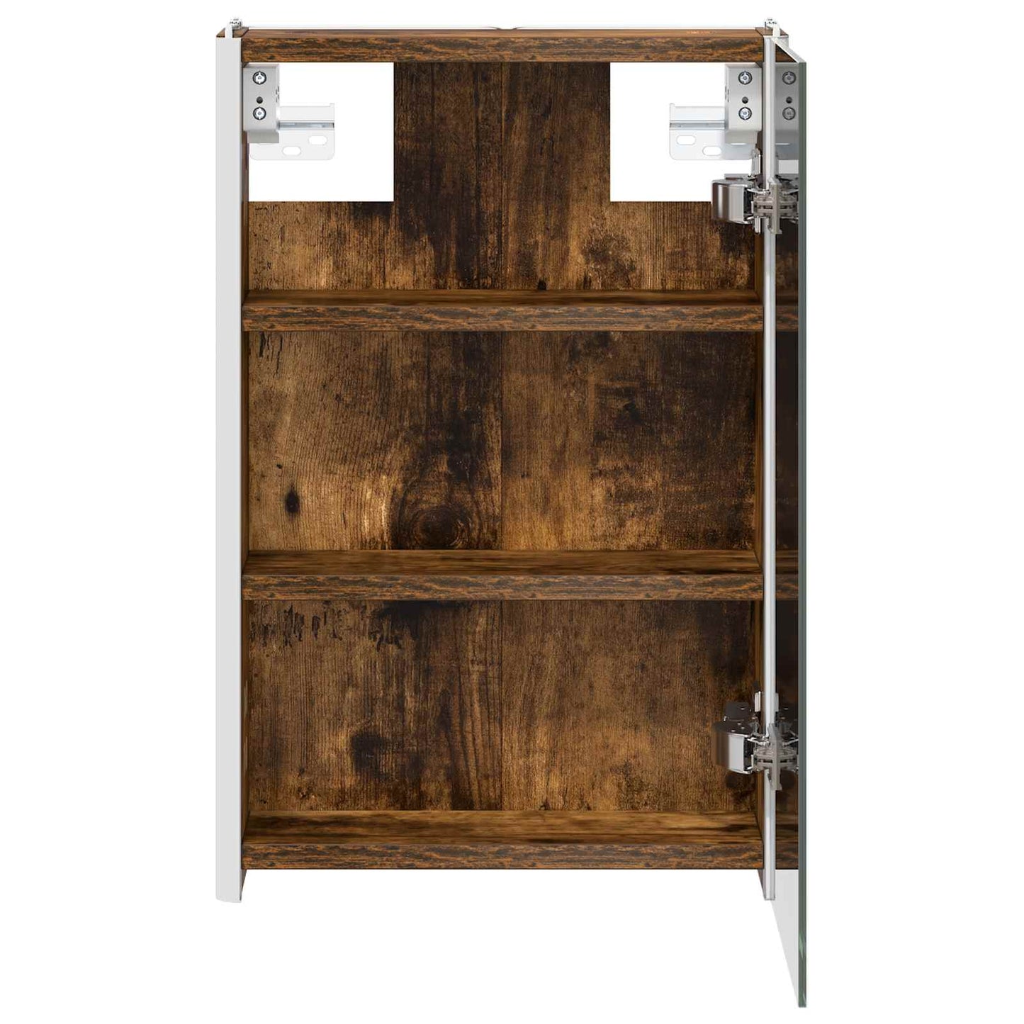 Badkamer spiegelkast Gerookt eiken 33 x 11,5 x 50 cm is nu te koop bij PeponiXL, paradijselijk wonen!