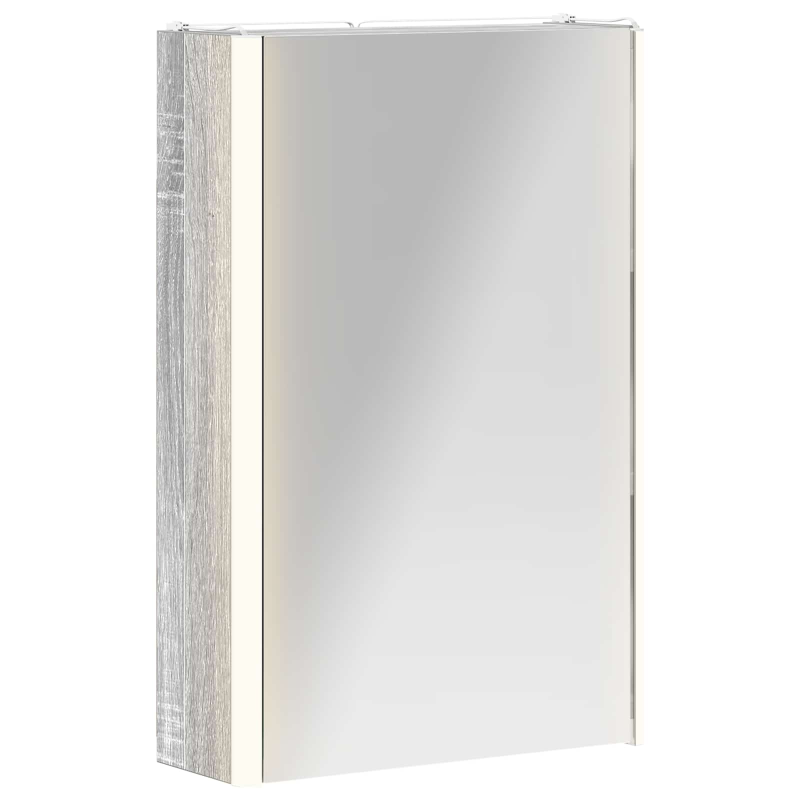 Badkamer spiegelkast Grijs Sonoma 33 x 11,5 x 50 cm is nu te koop bij PeponiXL, paradijselijk wonen!