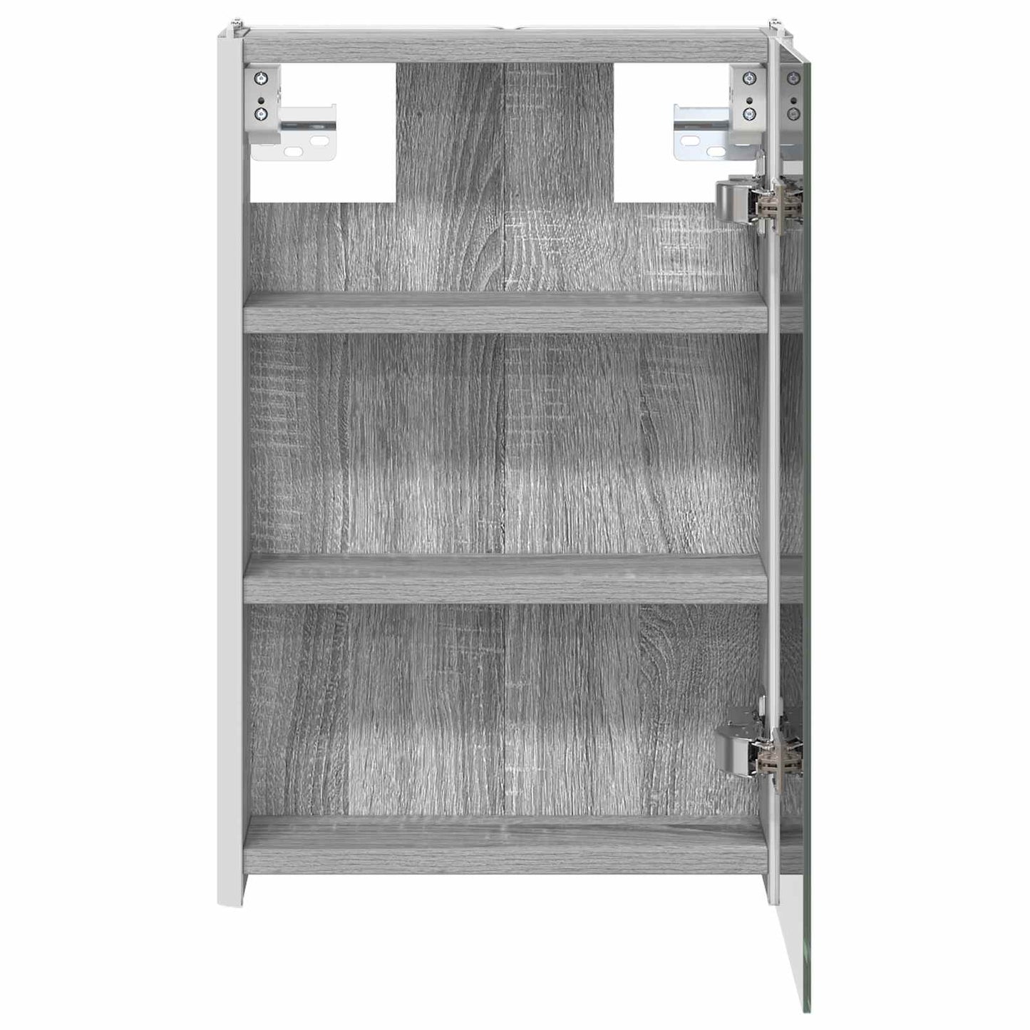 Badkamer spiegelkast Grijs Sonoma 33 x 11,5 x 50 cm is nu te koop bij PeponiXL, paradijselijk wonen!
